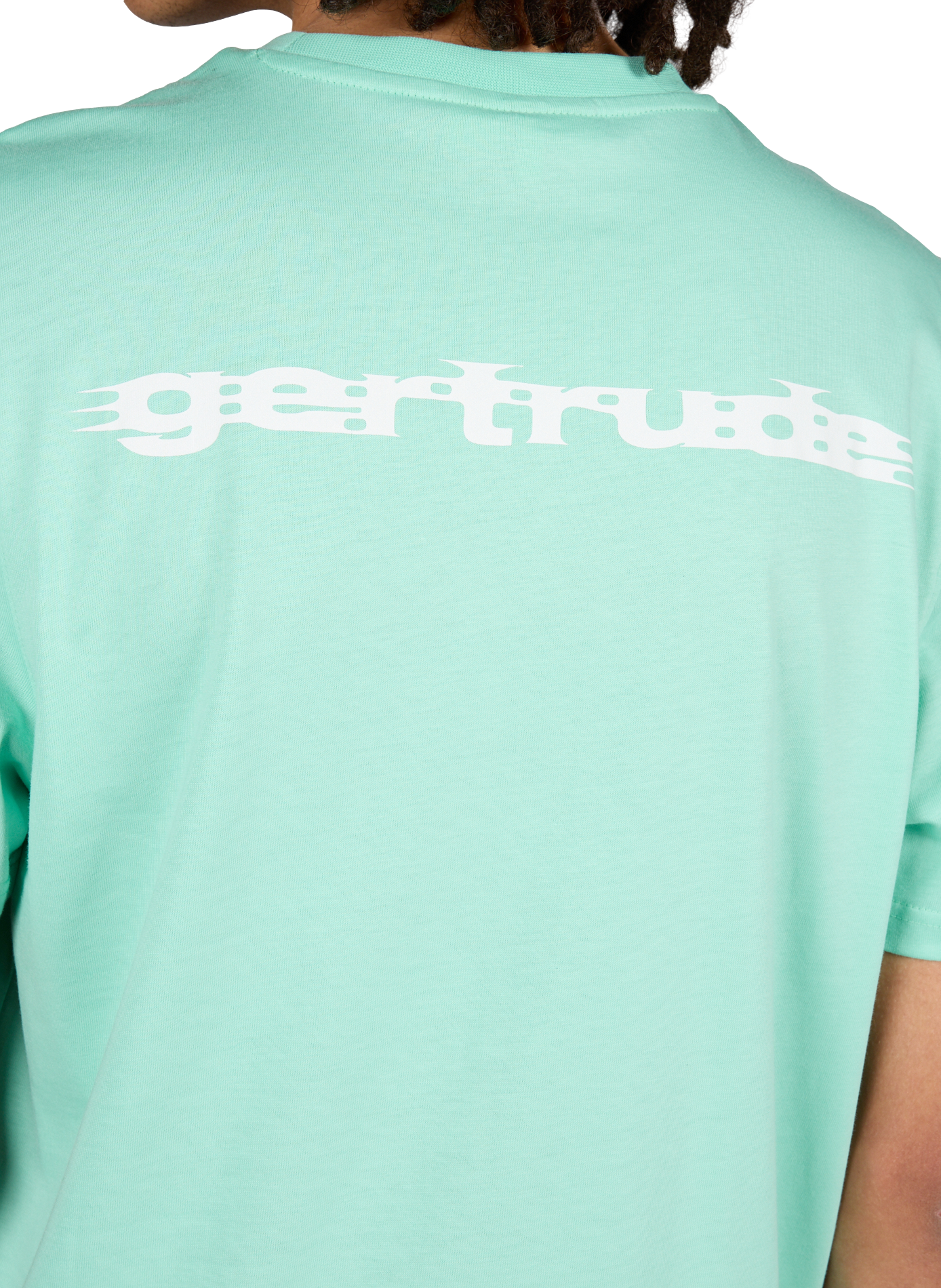 Straight logo t-shirt GERTRUDE ET GASTON Green