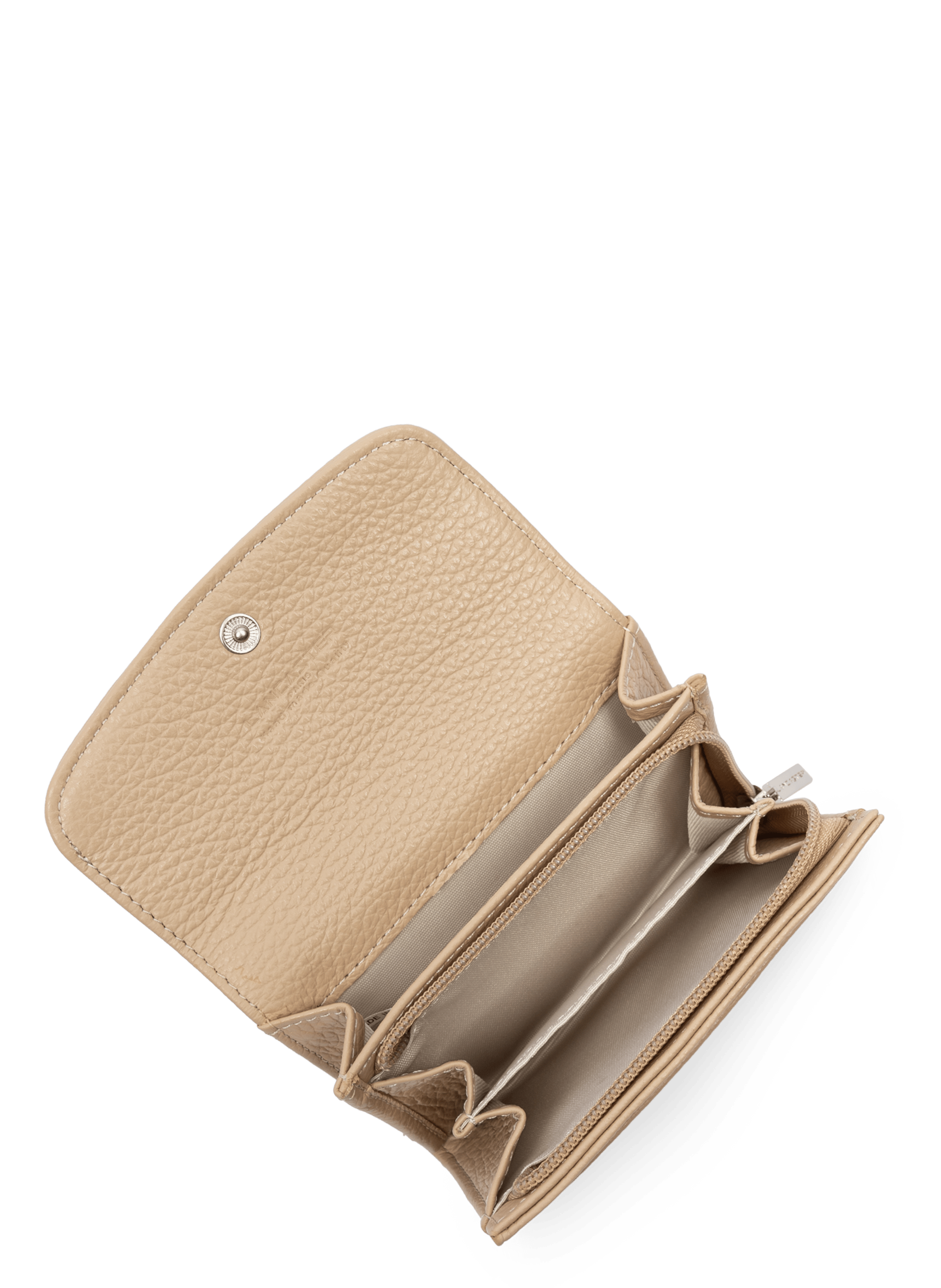 Wallet - foulonné pm LANCASTER Beige