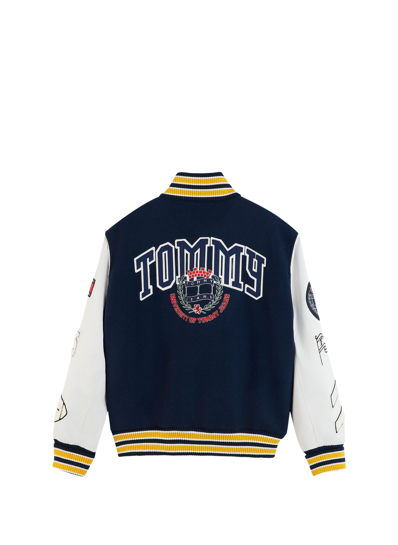 Mixed wool varsity jacket TOMMY HILFIGER Multicolour