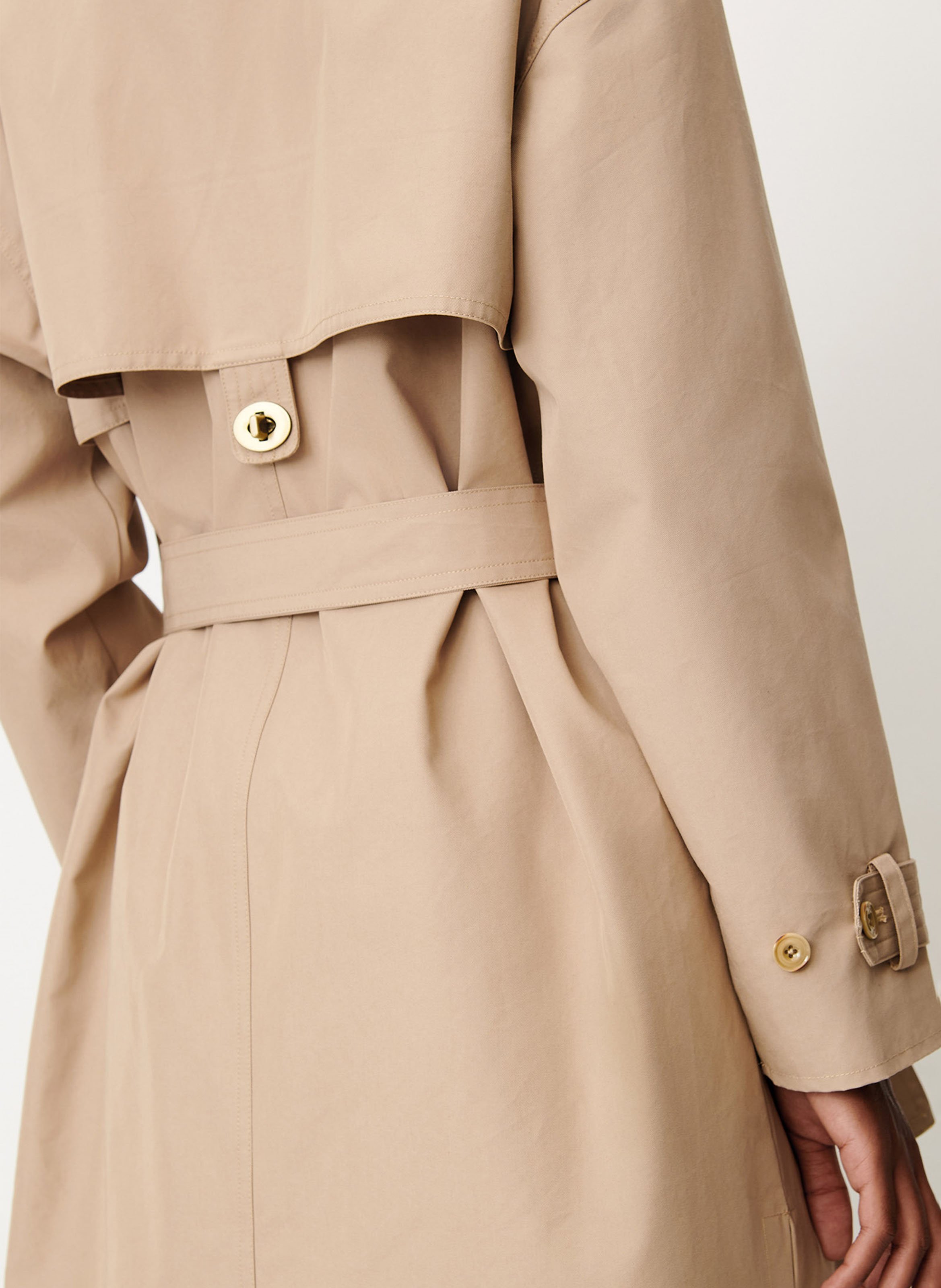 Trench long en coton mélangé trenchliss SESSUN Beige