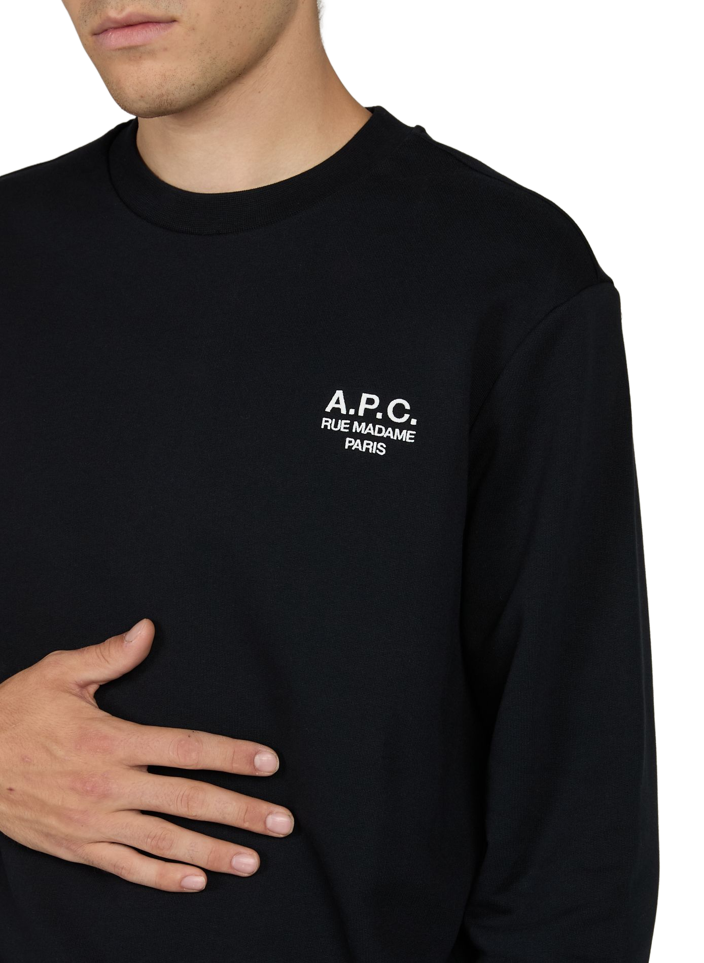 Sweat col rond  A.P.C. Noir