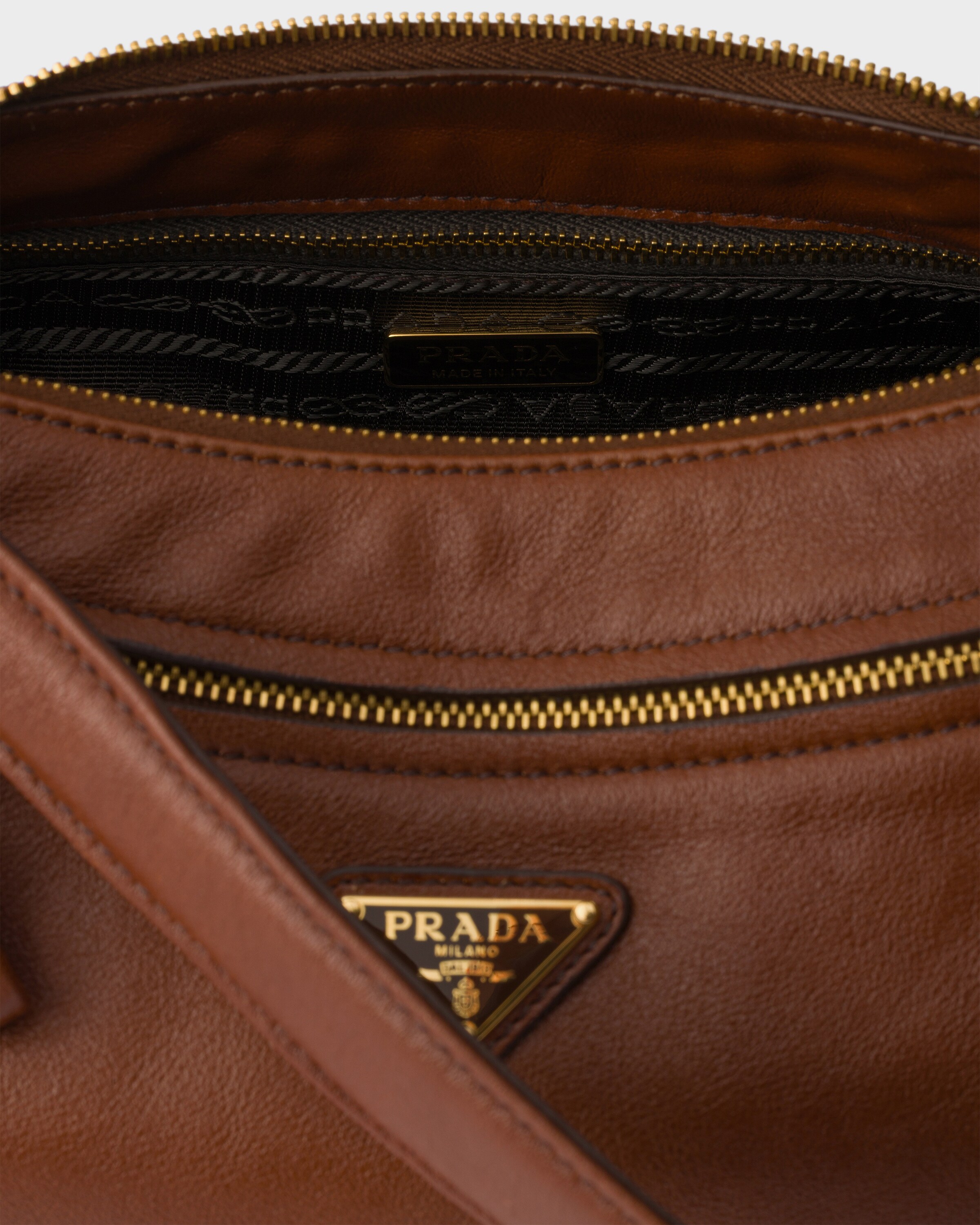 Petit sac prada desiree en cuir PRADA Marron