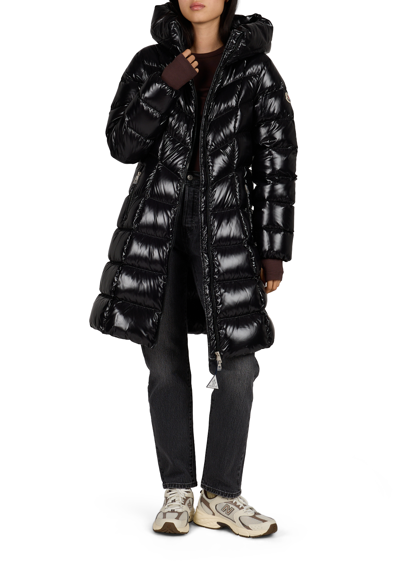 Doudoune Marusse évasée mi-longue MONCLER Noir