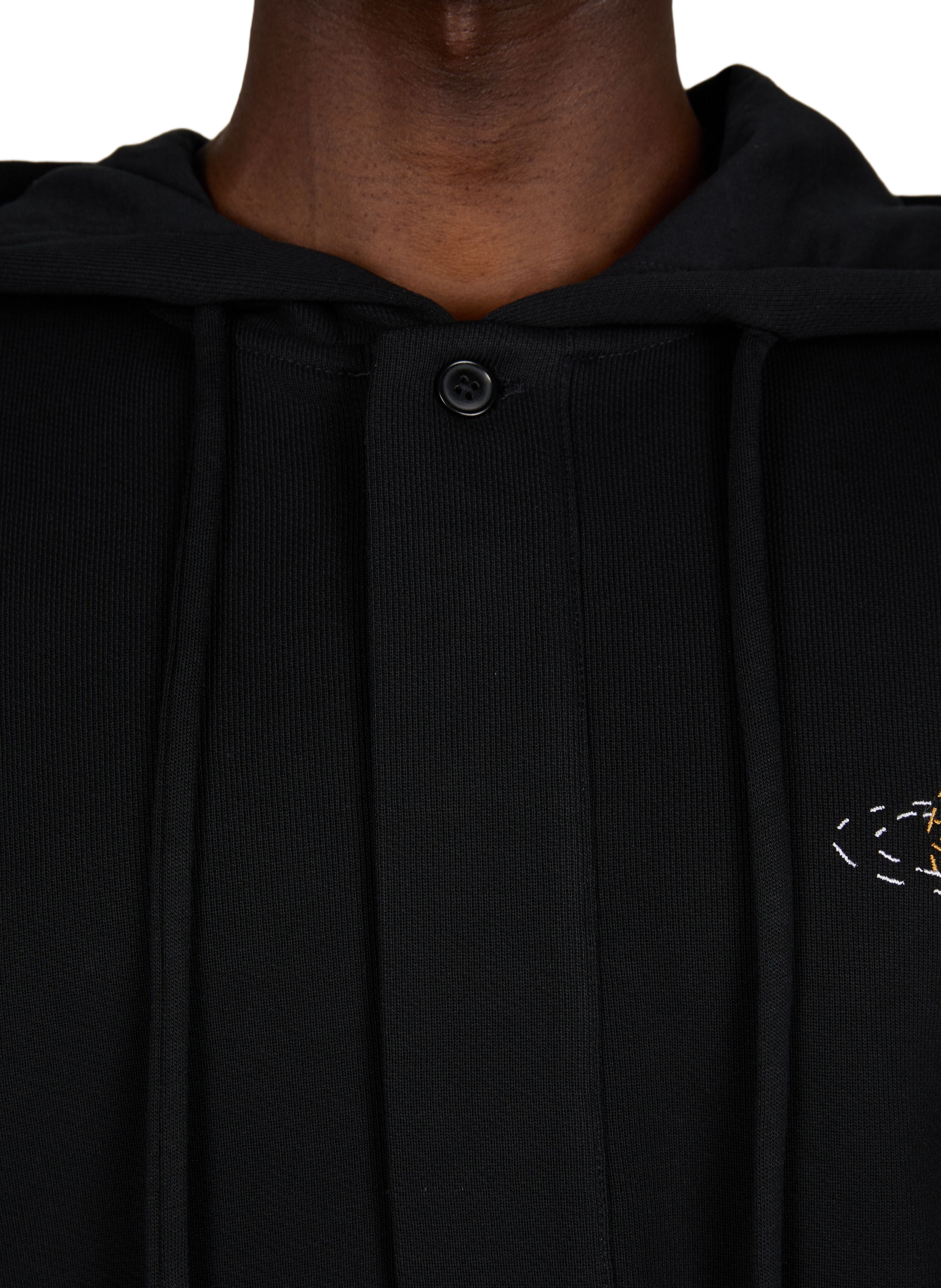 Oversized cotton hoodie VIVIENNE WESTWOOD Black