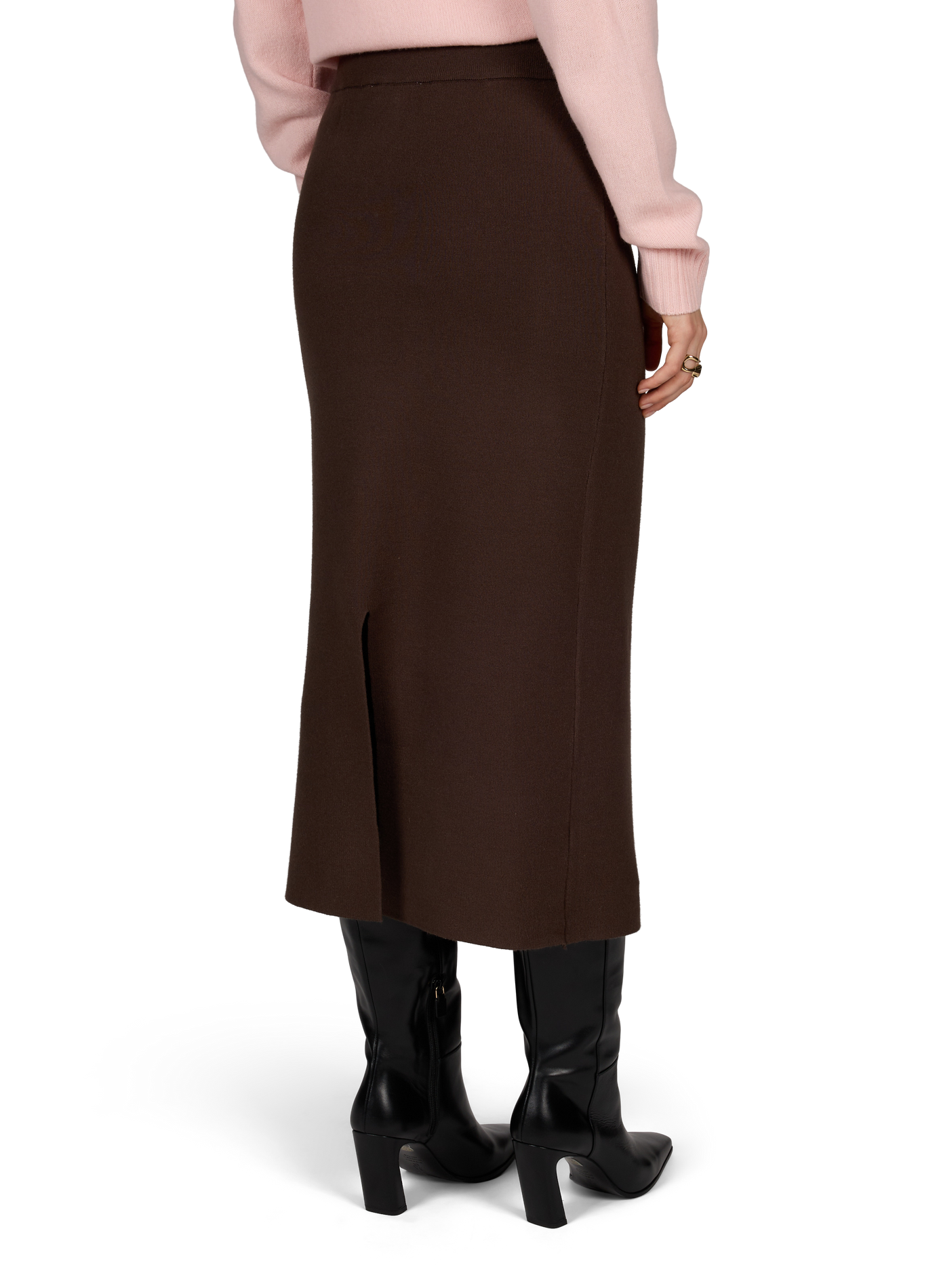Agatha Est HW High-Waisted Long Skirt | Brown MSCH Women