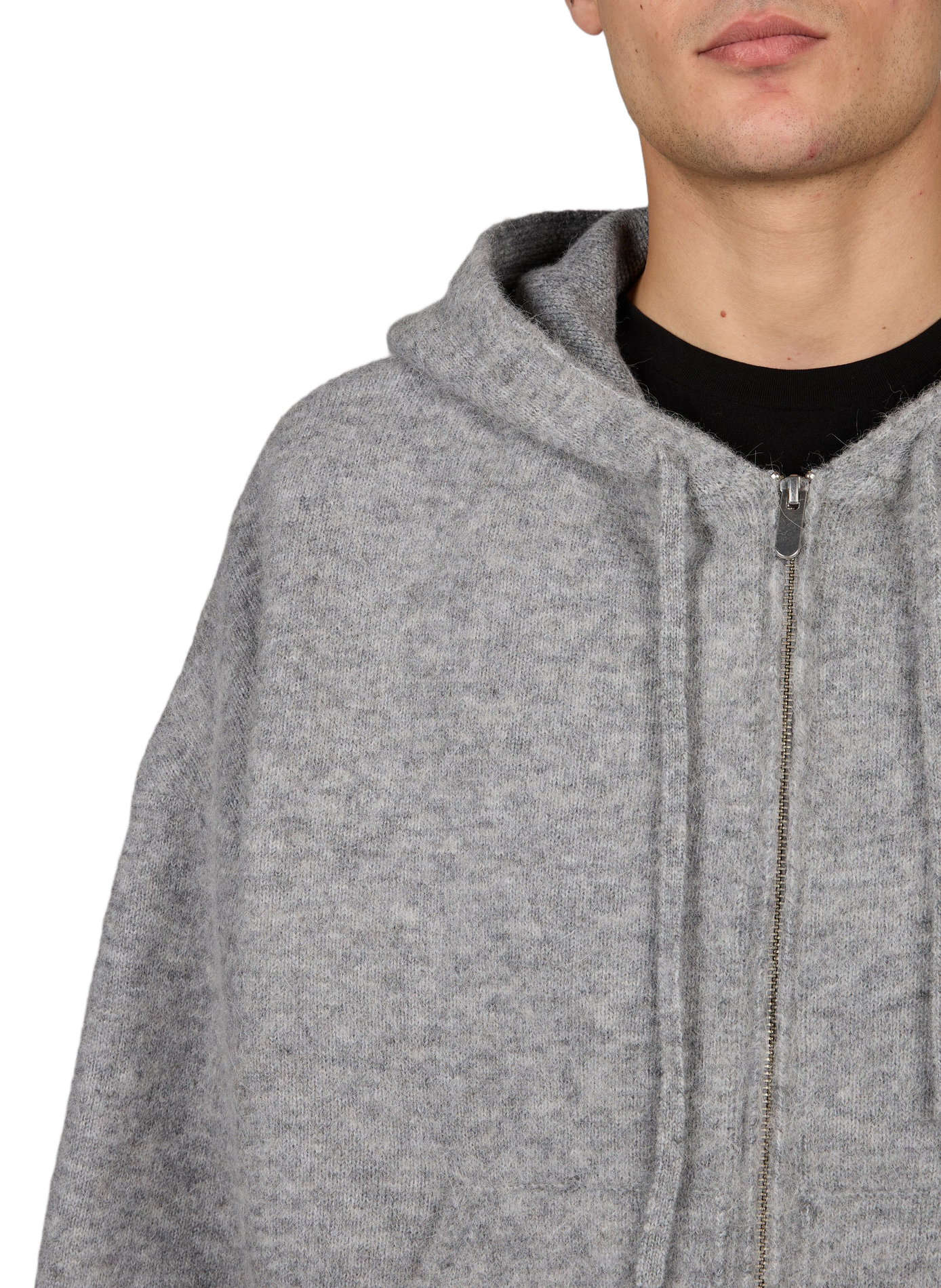 Oversize-Jacke aus Wollmischung SEVENTH Grau