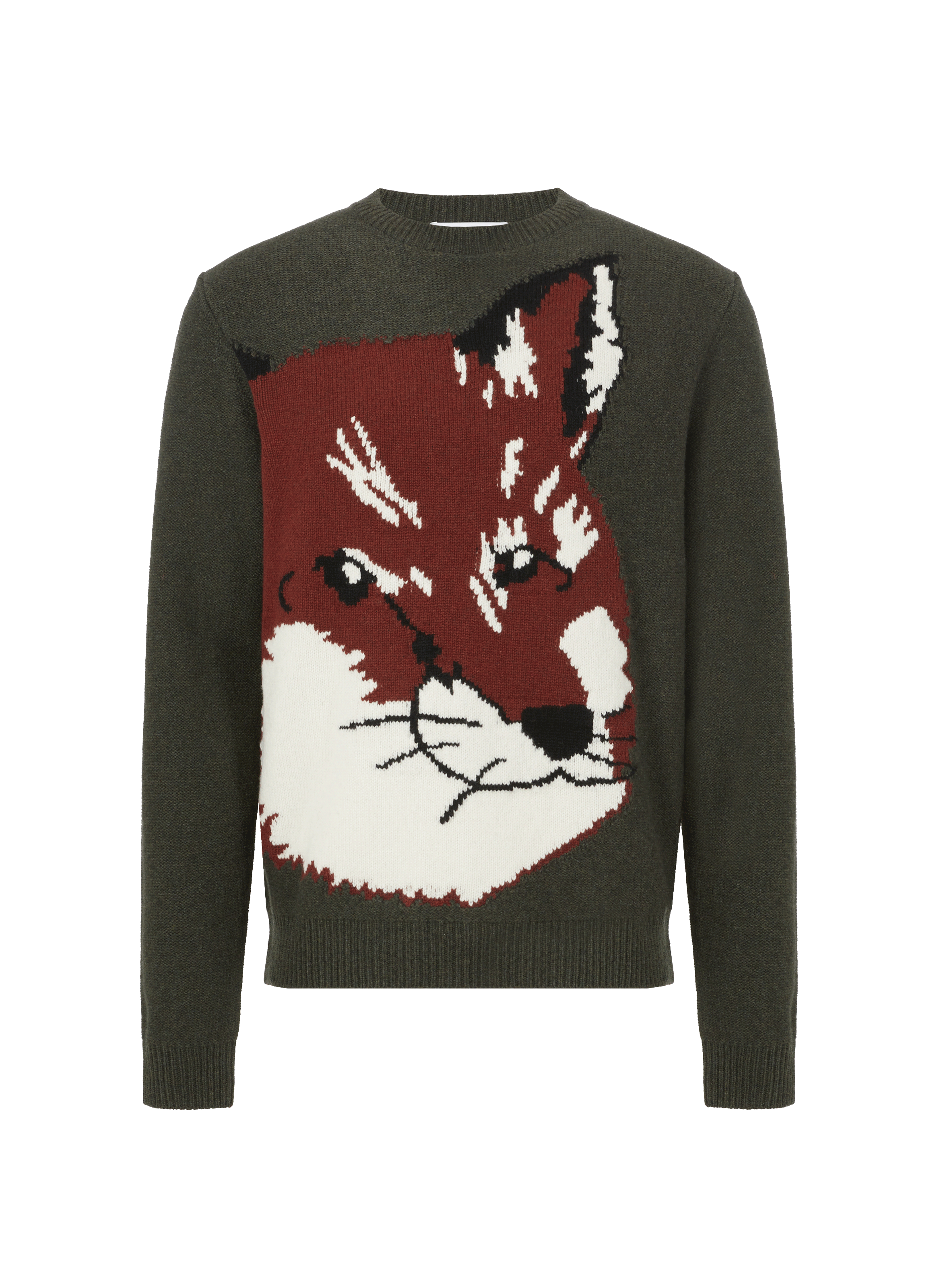 Pull motif tête de renard