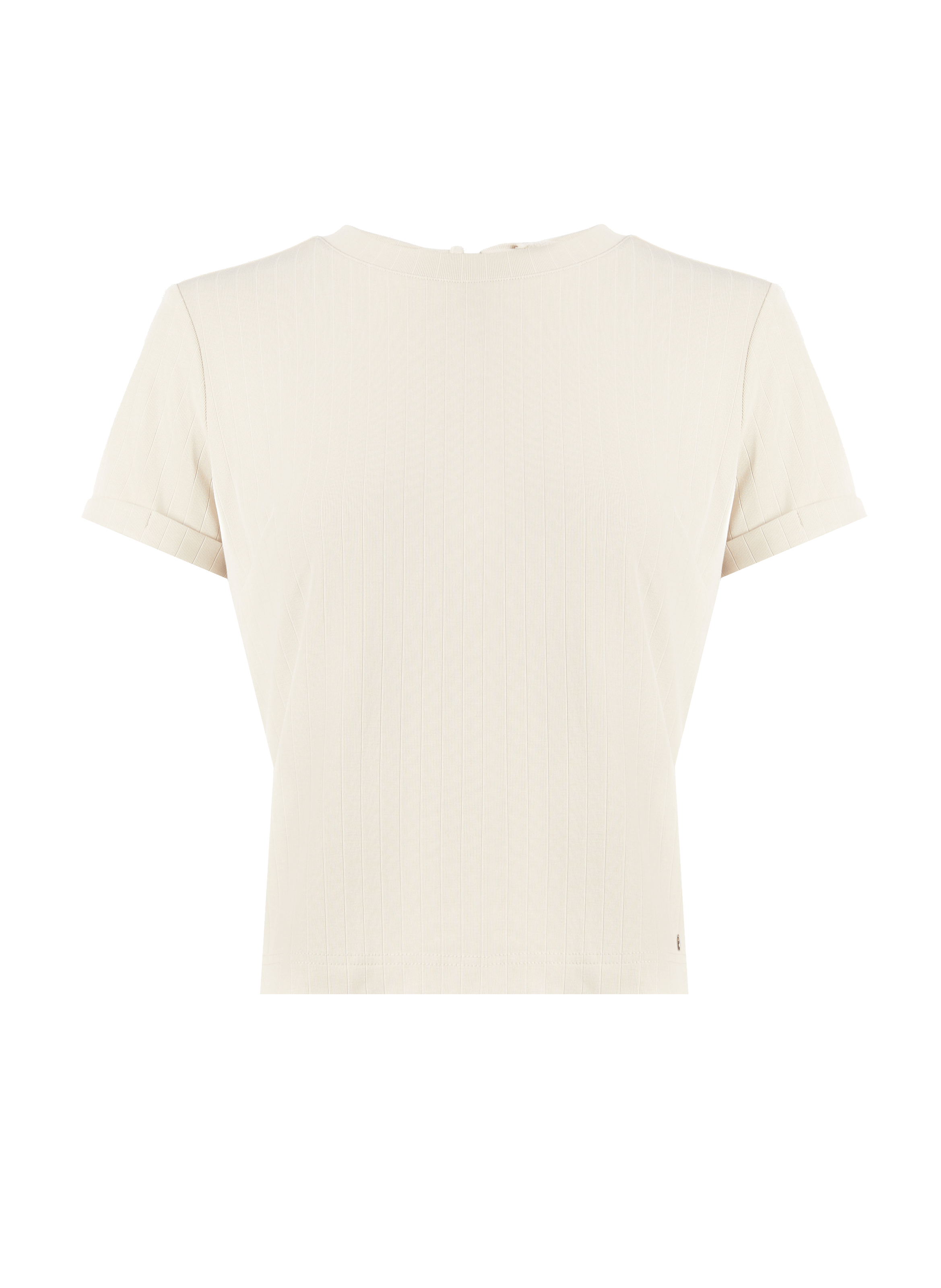 Top côtelé à noeud