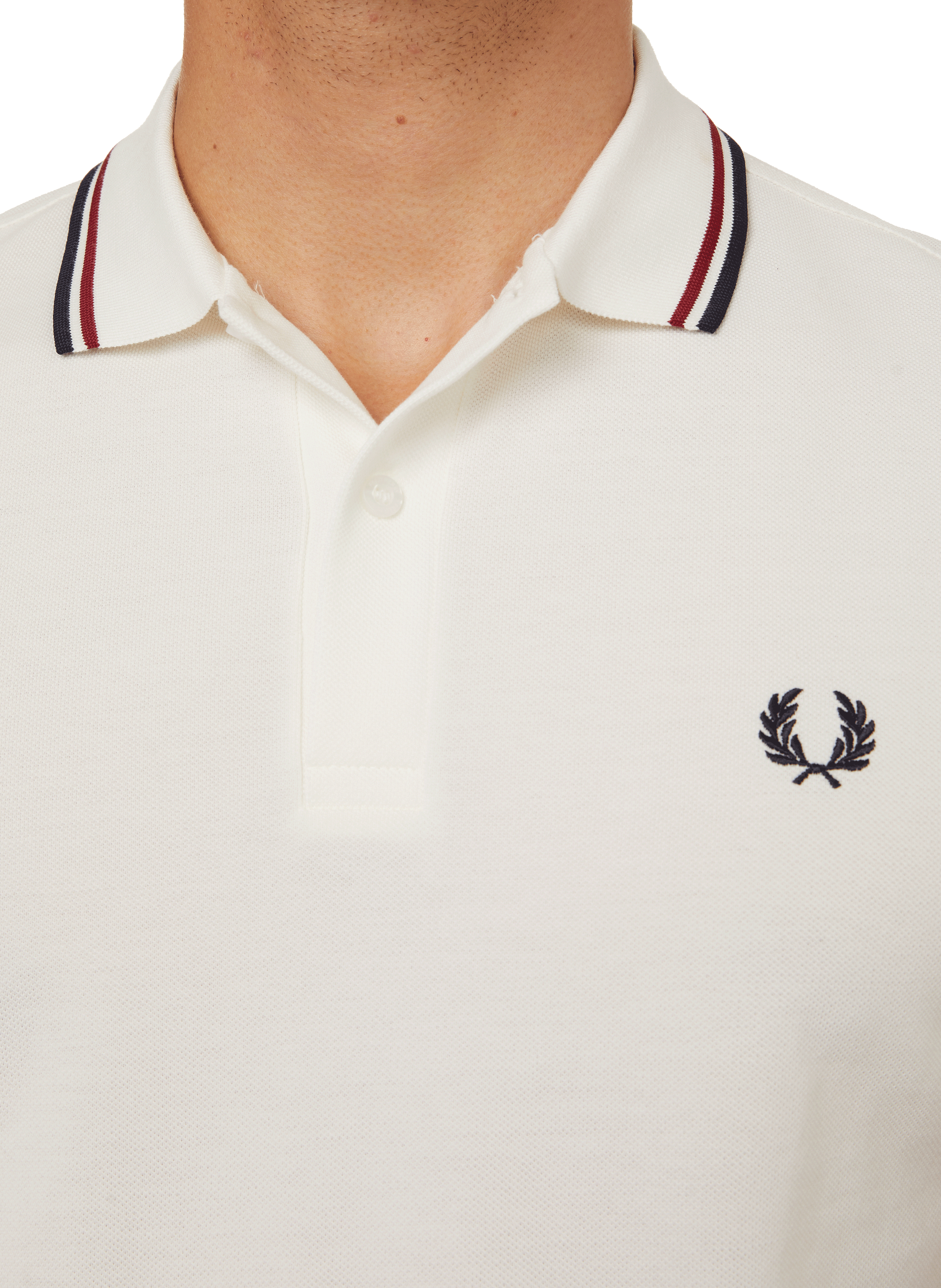 Cotton piqué polo shirt FRED PERRY White