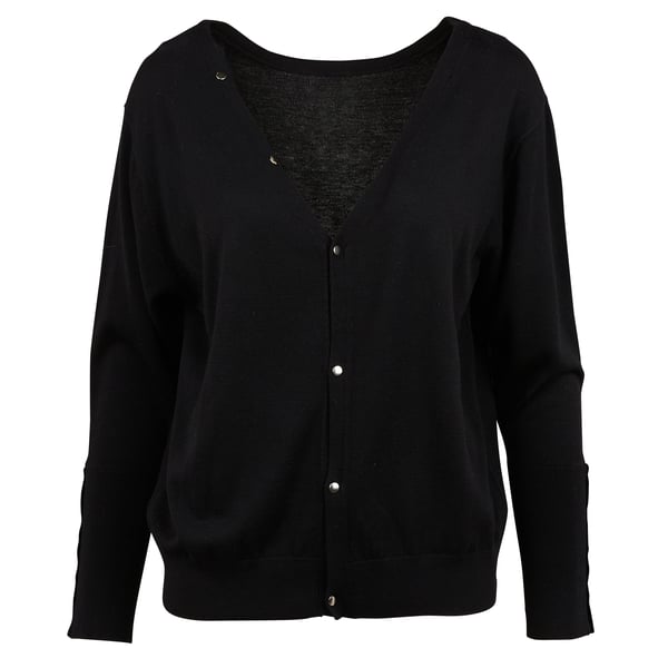 Gilet col v en maille mélangée