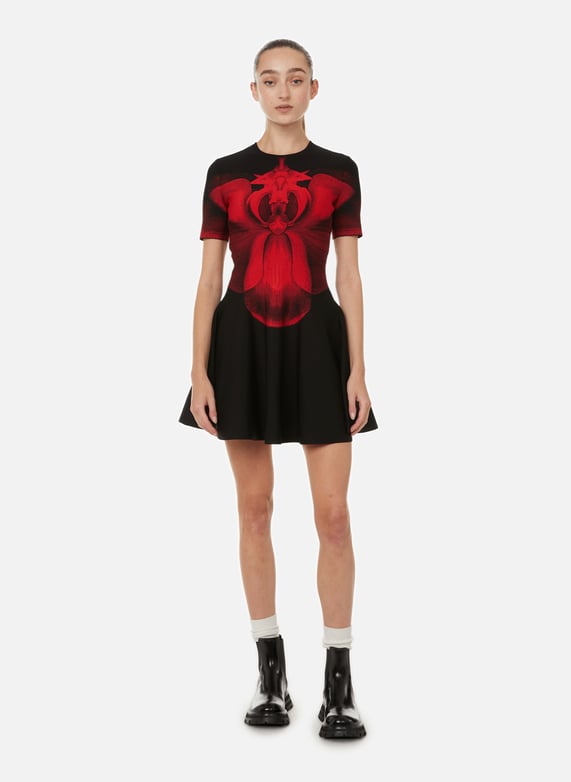 Dress Alexander Mcqueen Exclusive Alexander Mcqueen Pink Cotton