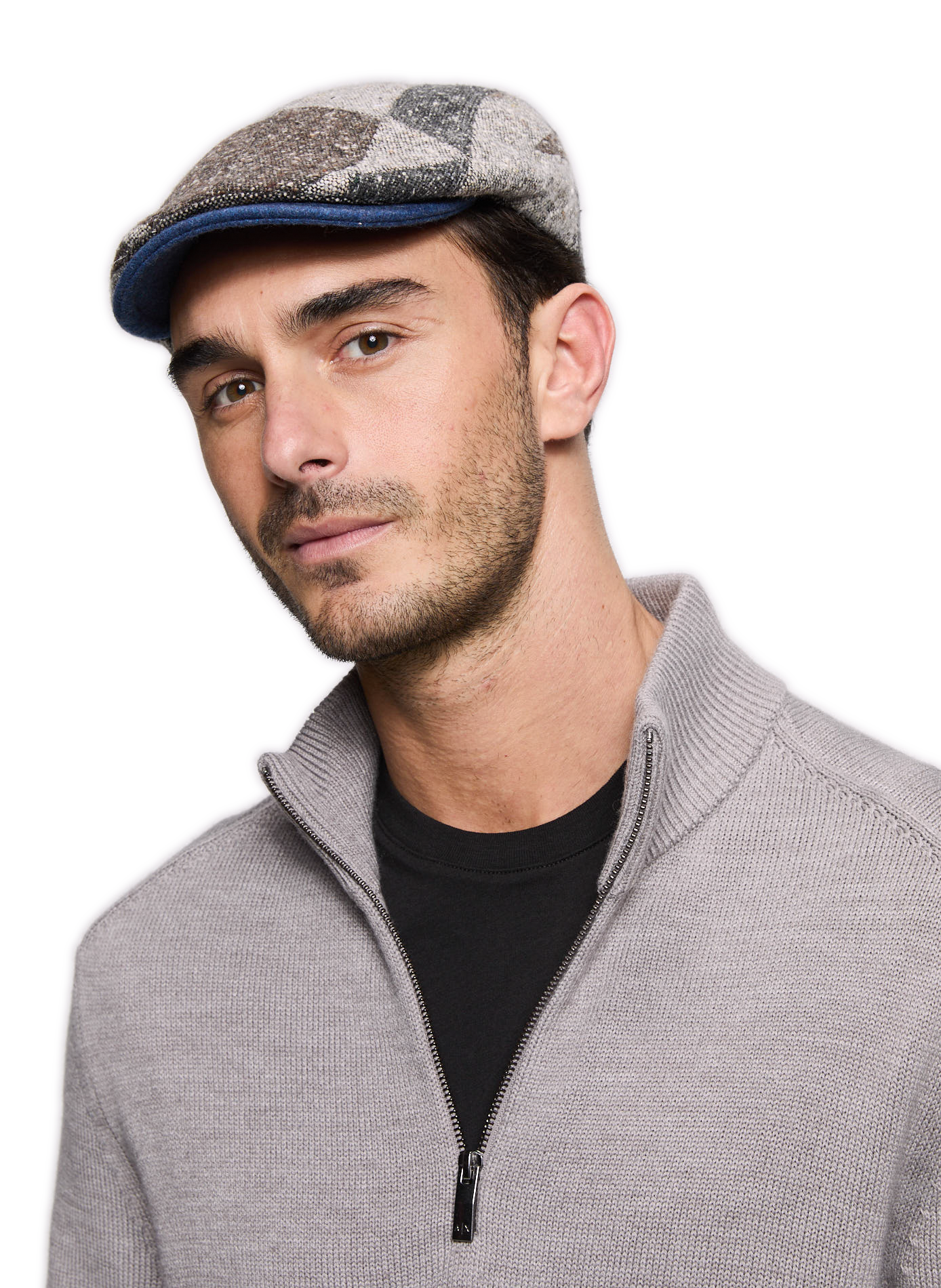 Checked beret SAISON 1865 Multicolour