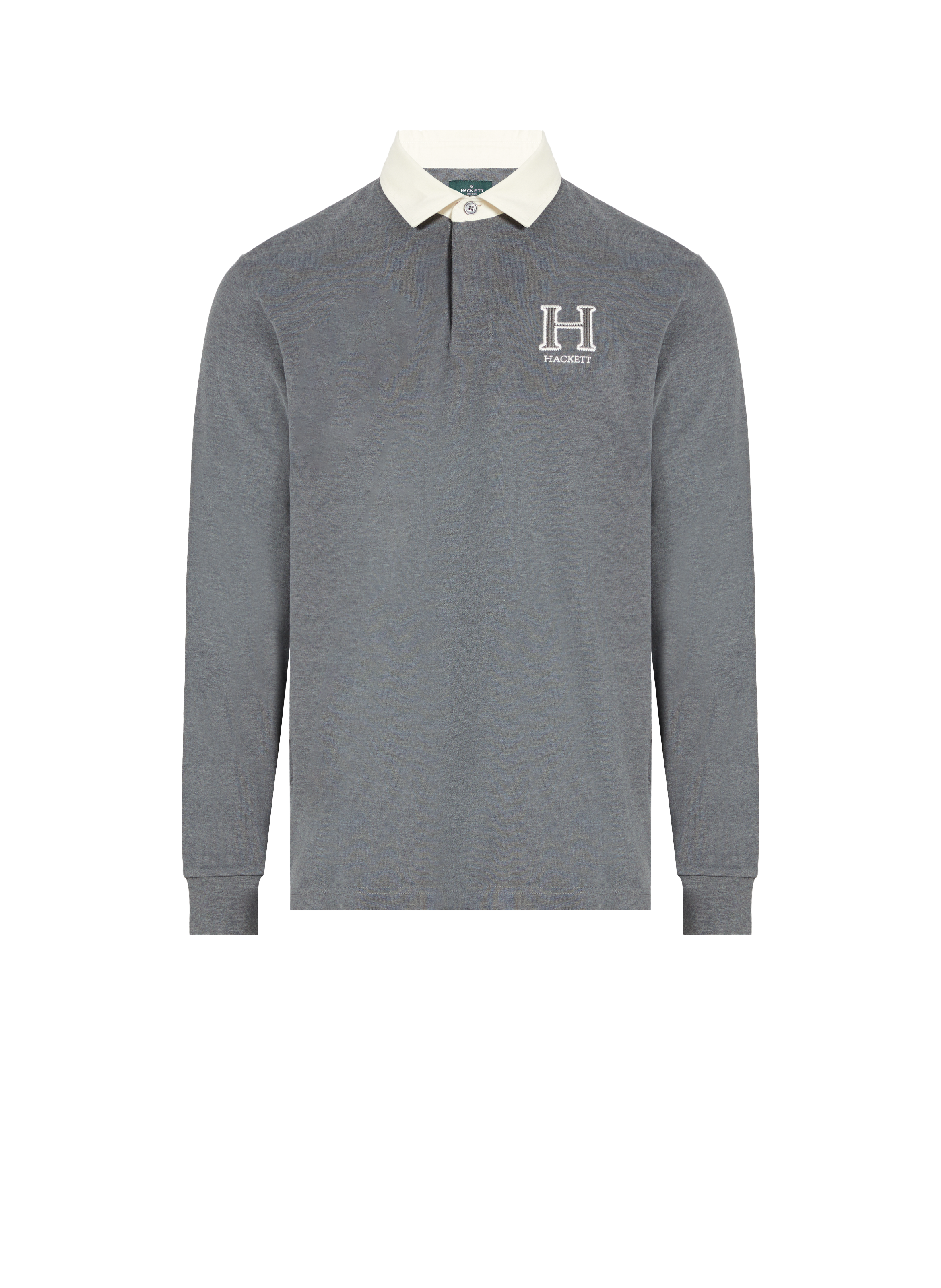 Polo en coton HACKETT Gris