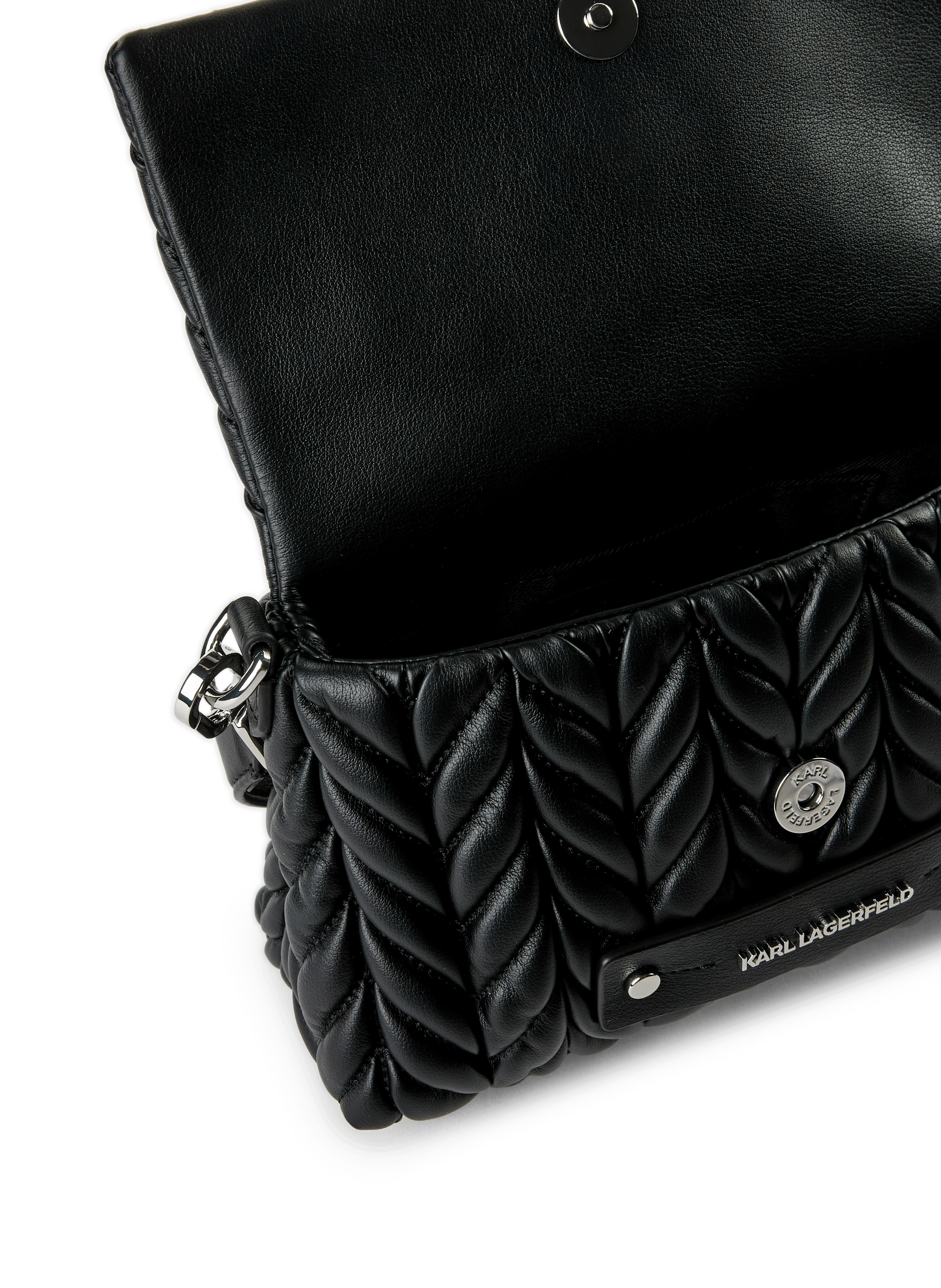 Sac à bandoulière matelassé  KARL LAGERFELD Noir