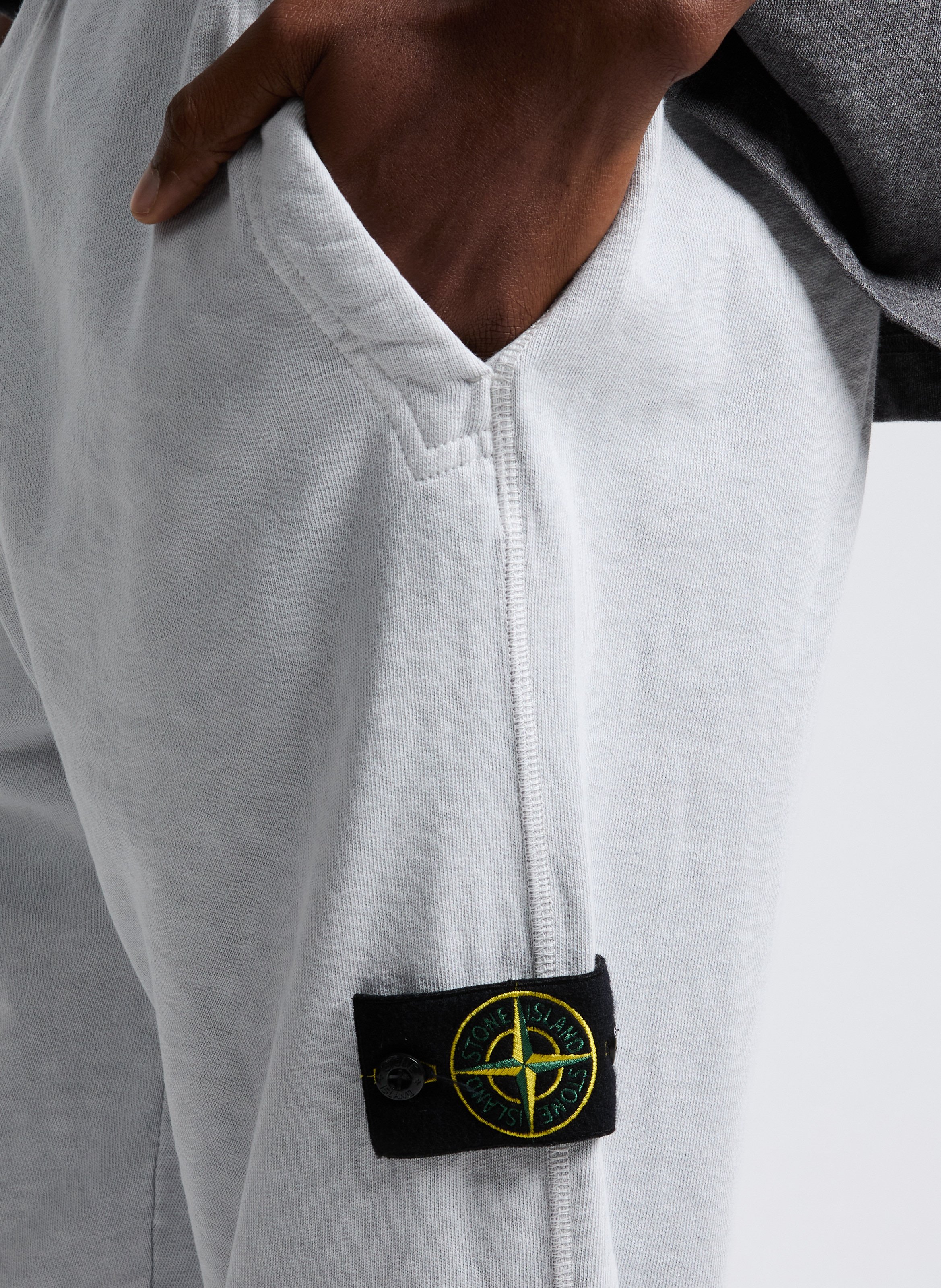 Cotton Joggers STONE ISLAND Grey