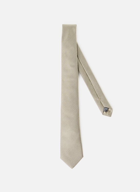 Silk tie Brown by EMPORIO ARMANI EMPORIO ARMANI Silk tie Brown