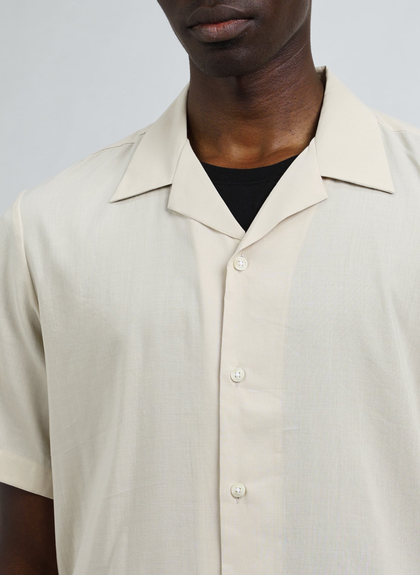 Plain shirt SELECTED Beige