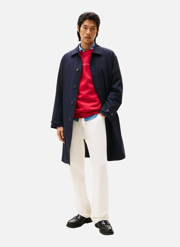 Parka longue Bleu by TOMMY HILFIGER TOMMY HILFIGER Parka longue Bleu