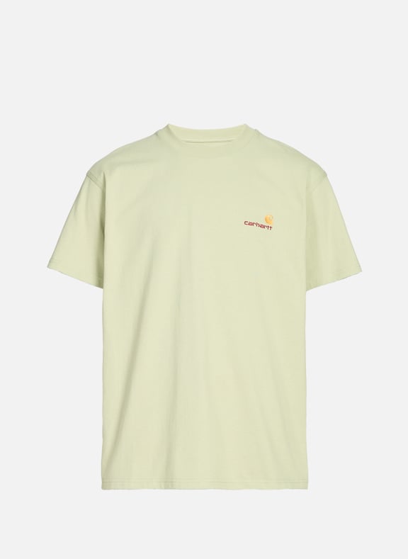T-shirt American Script en coton organique Vert by CARHARTT WIP CARHARTT WIP T-shirt American Script en coton organique Vert