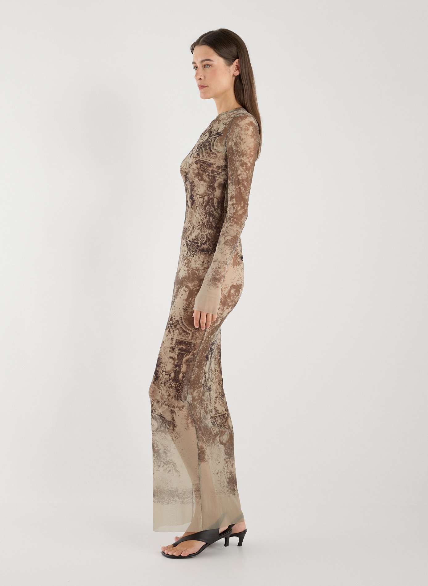 Printed maxi dress JEAN PAUL GAULTIER Multicolour