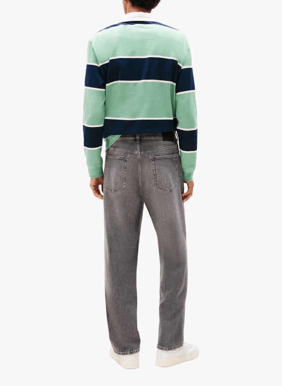 Jeans droit en coton mélangé | Gris by TOMMY HILFIGER Jeans droit en coton mélangé Gris