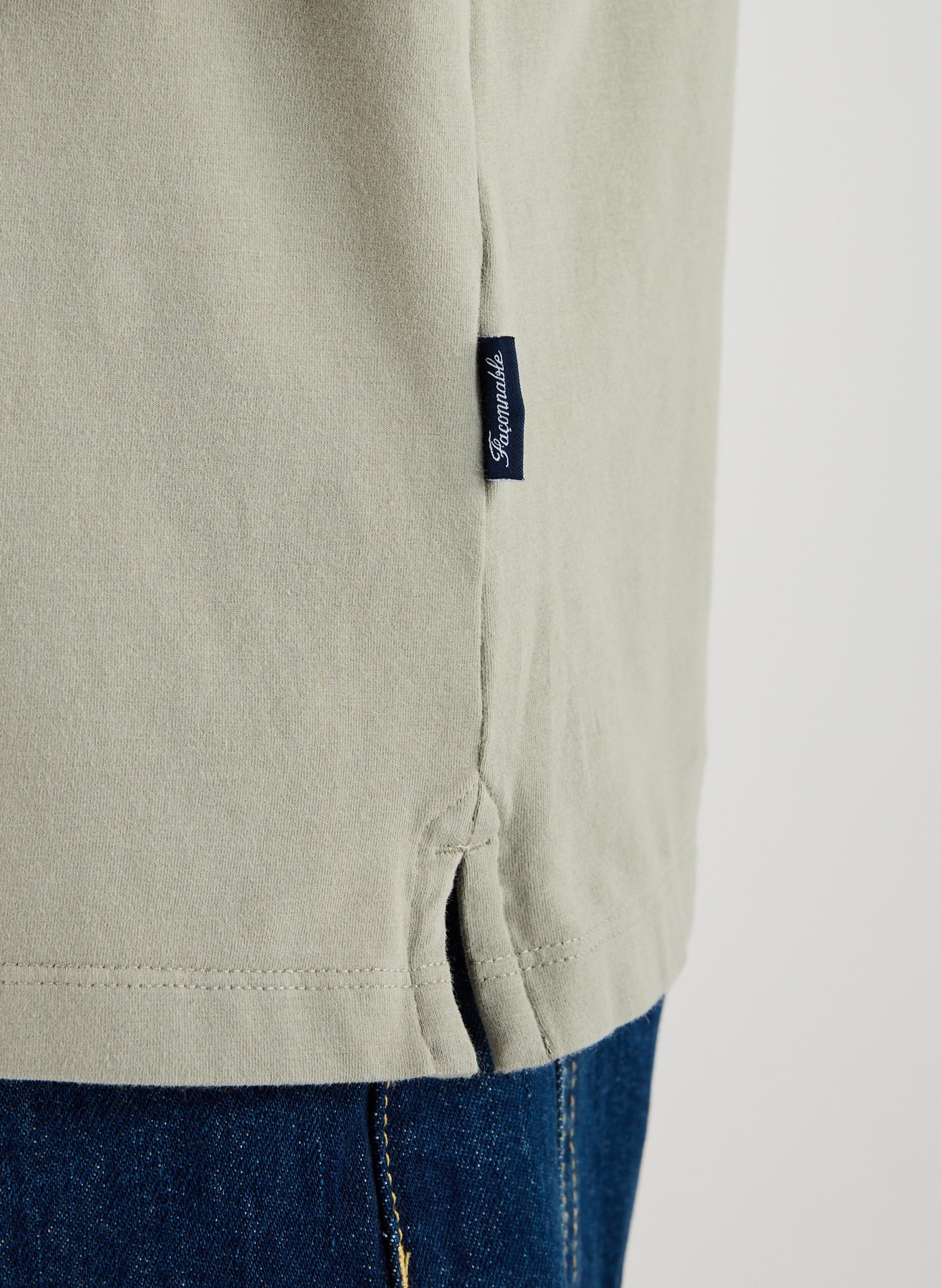  Cotton polo shirt  FACONNABLE Khaki