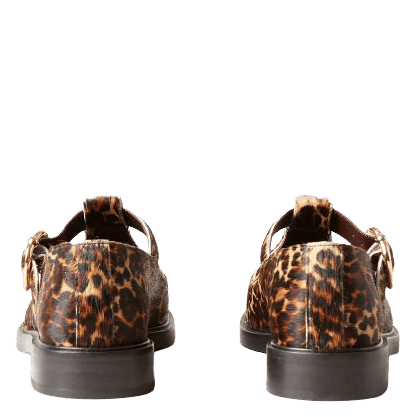 Babies plates léopard en cuir CLAUDIE PIERLOT Multicolore