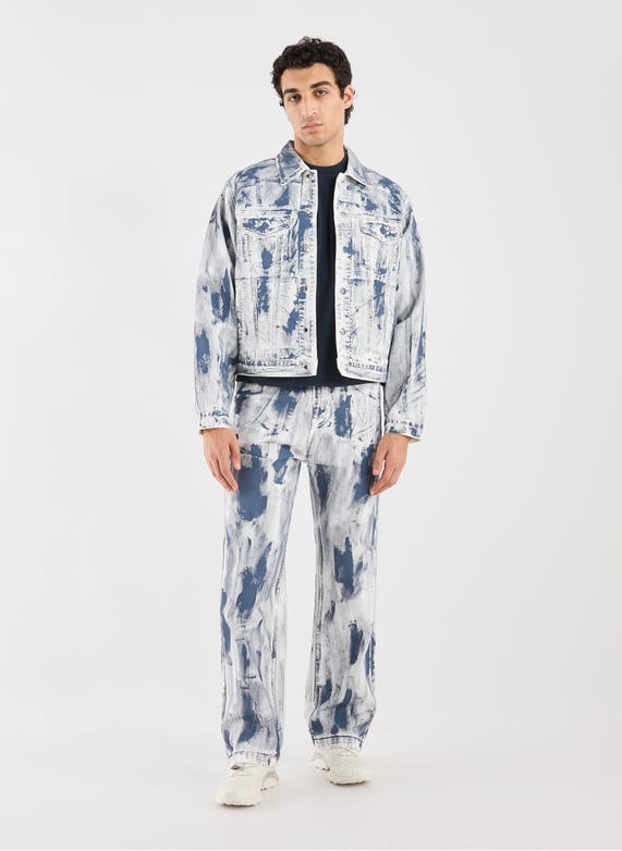 Blouson ample col classique en coton | Blanc by ARTE ANTWERP Blouson ample col classique en coton Blanc