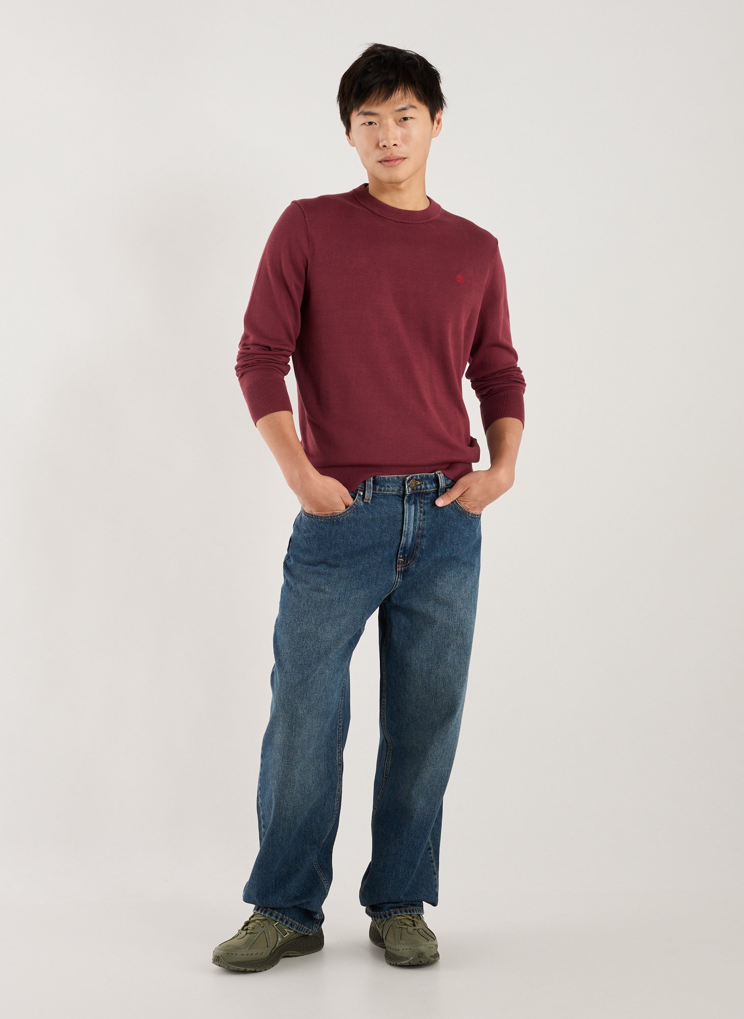 Cotton jumper TIMBERLAND Red