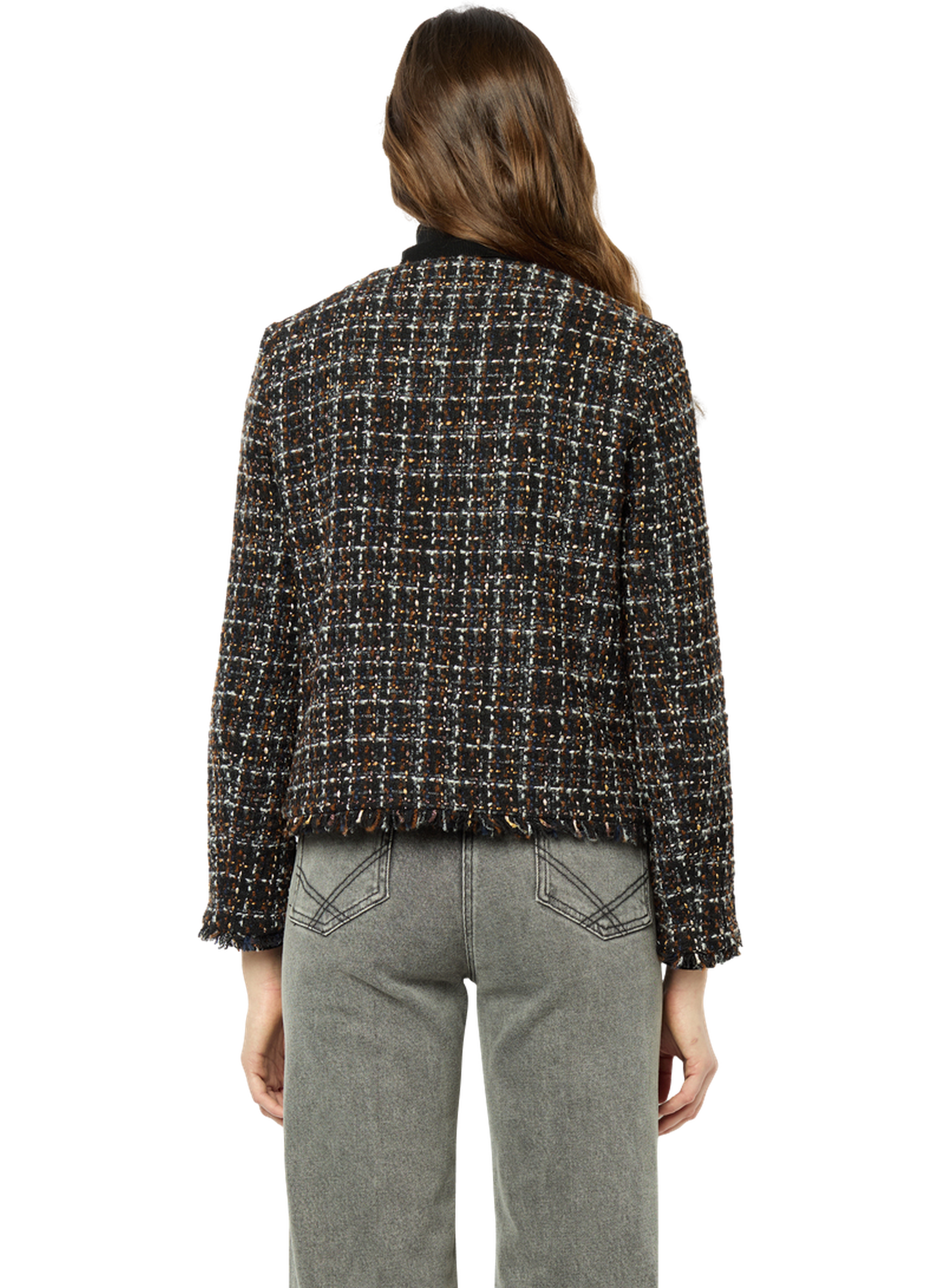 Veste en tweed multico - mathilda GERARD DAREL Noir