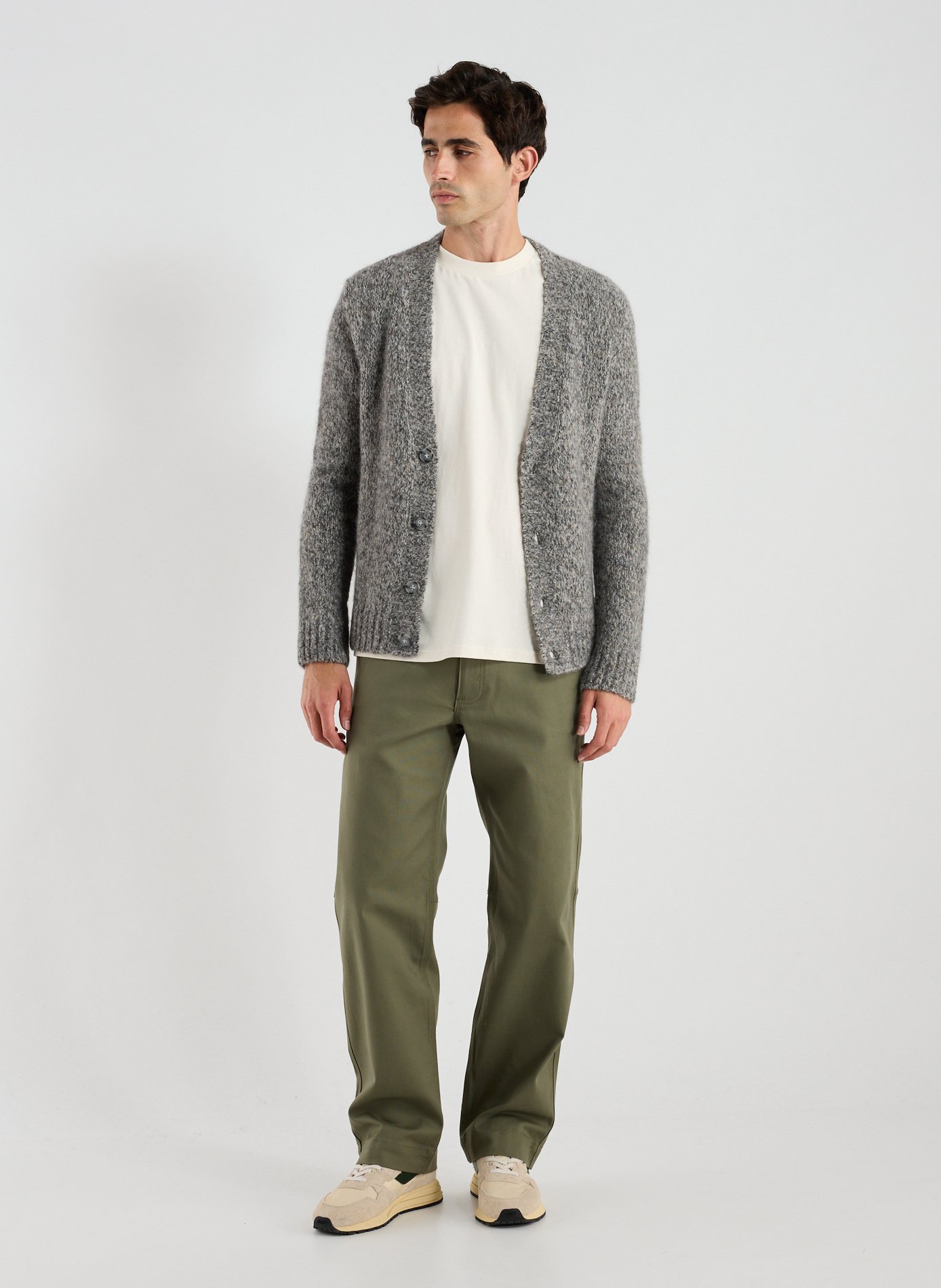 Cardigan en alpaga mélangé  WOOLRICH Beige