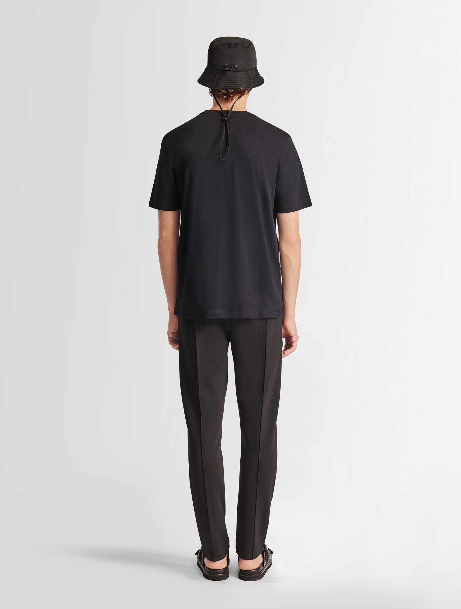 T-shirt manches courtes tylerr col rond coupe regular Noir