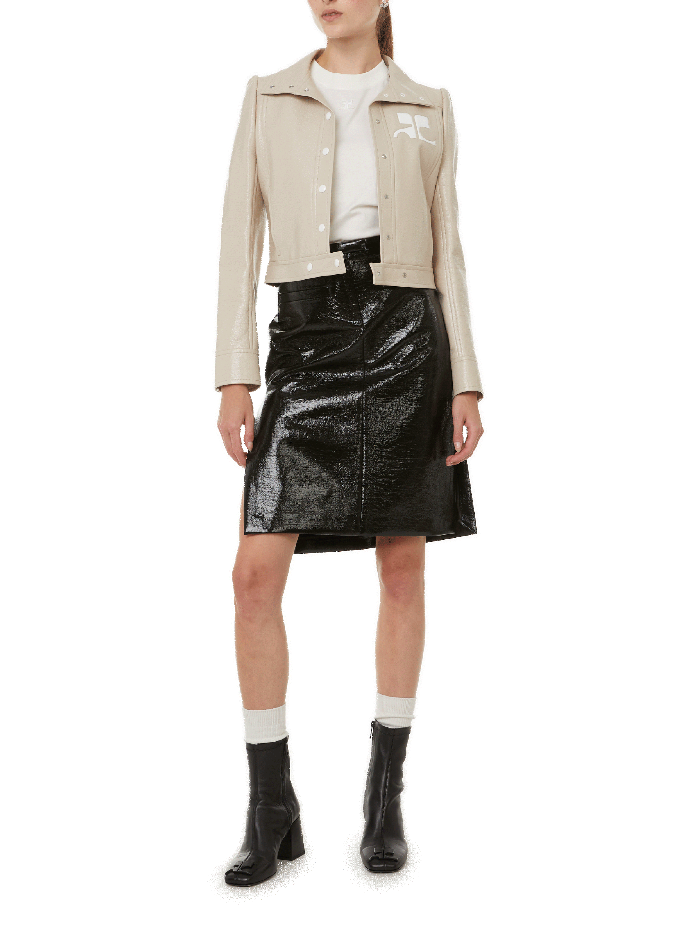 COURRÈGES Logo baseball cap Blue