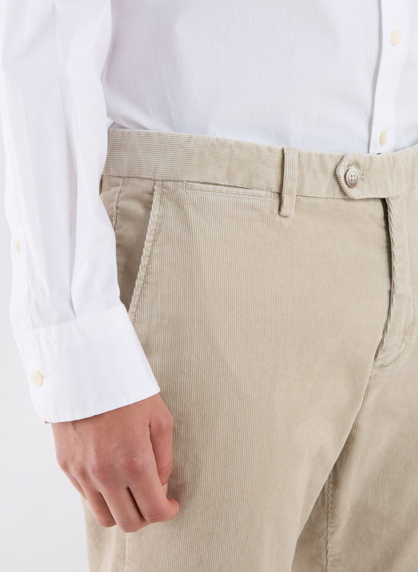 Cotton chino trousers HACKETT White