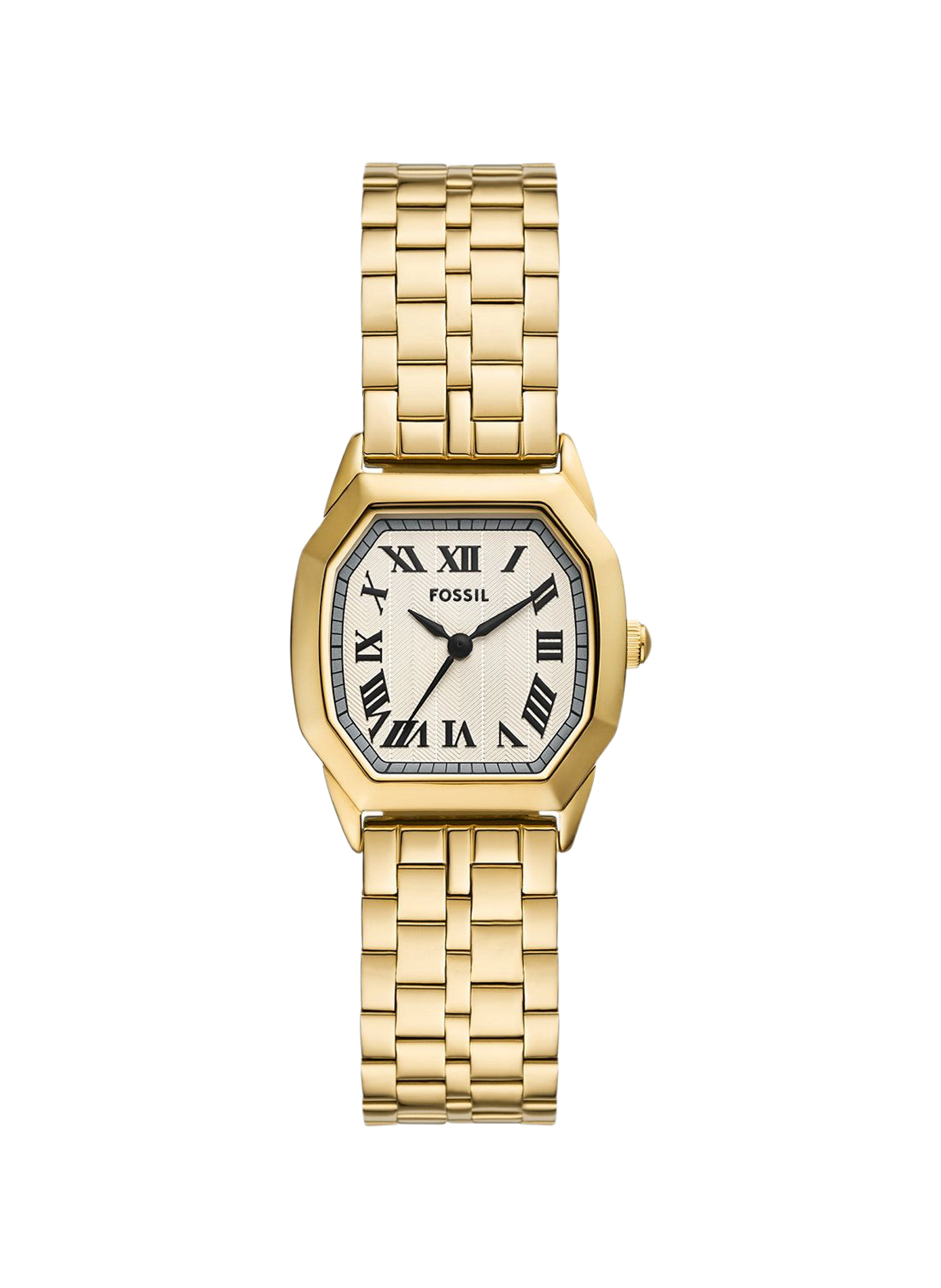 Montre quartz en acier FOSSIL Marron