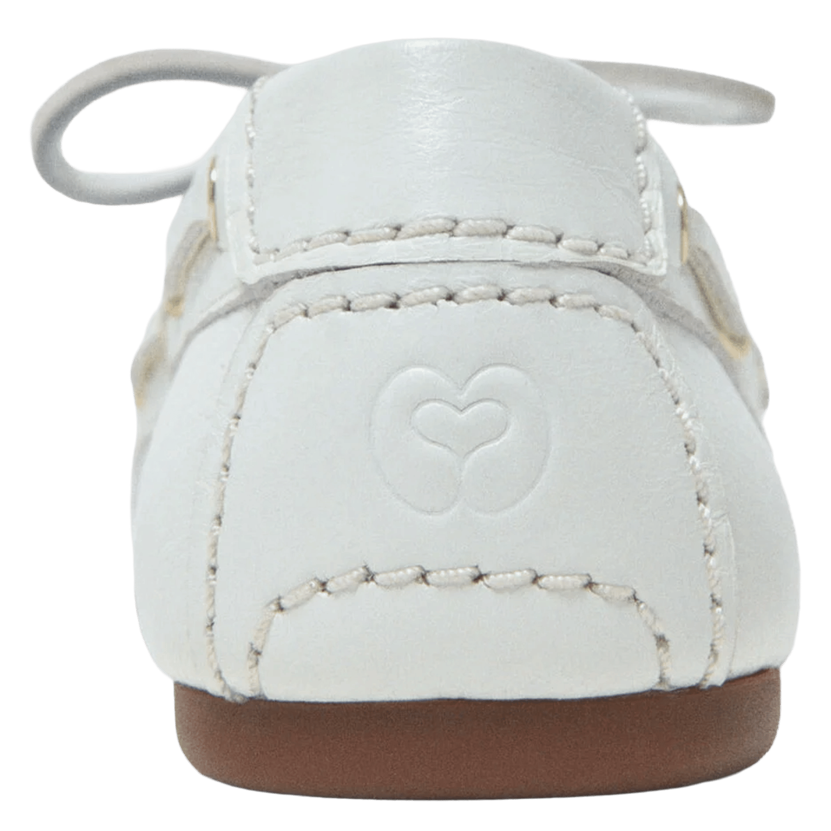 Mocassins en cuir MAJE Blanc