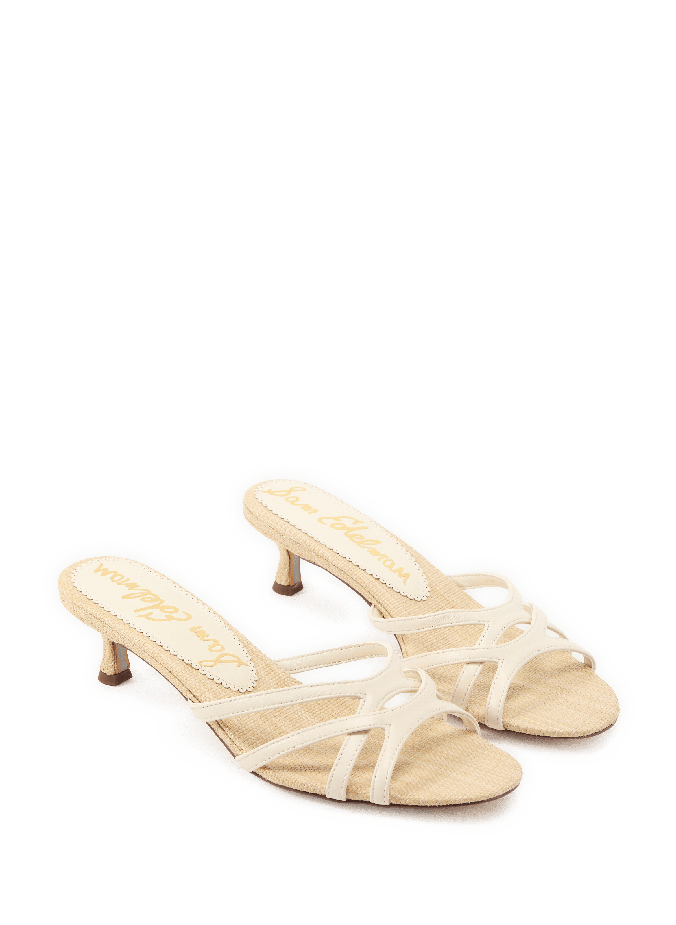 Camille leather mules SAM EDELMAN White