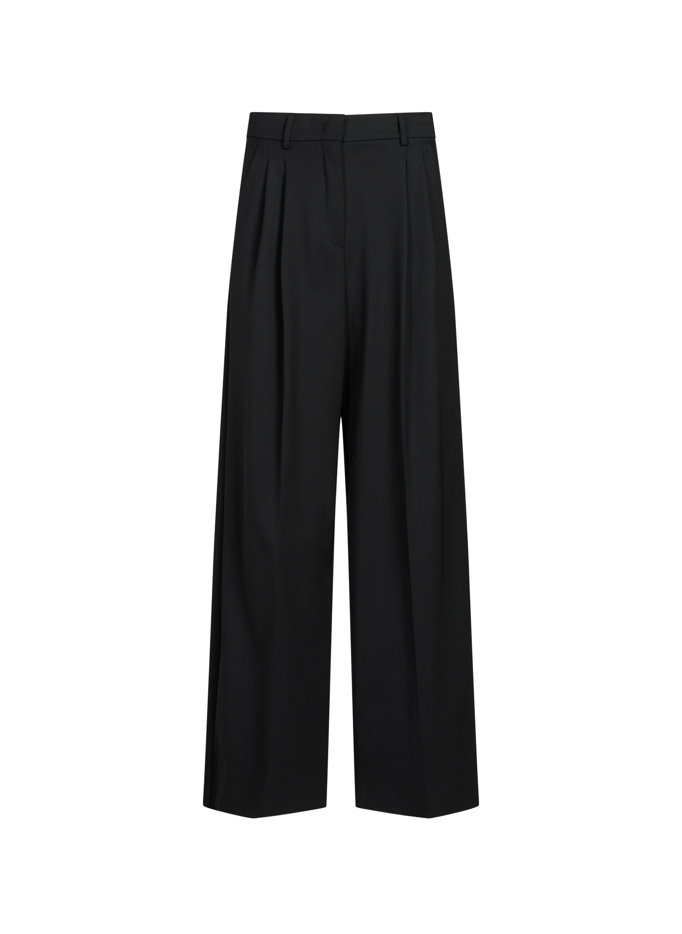 Pantalon droit uni MAX MARA WEEK END Noir