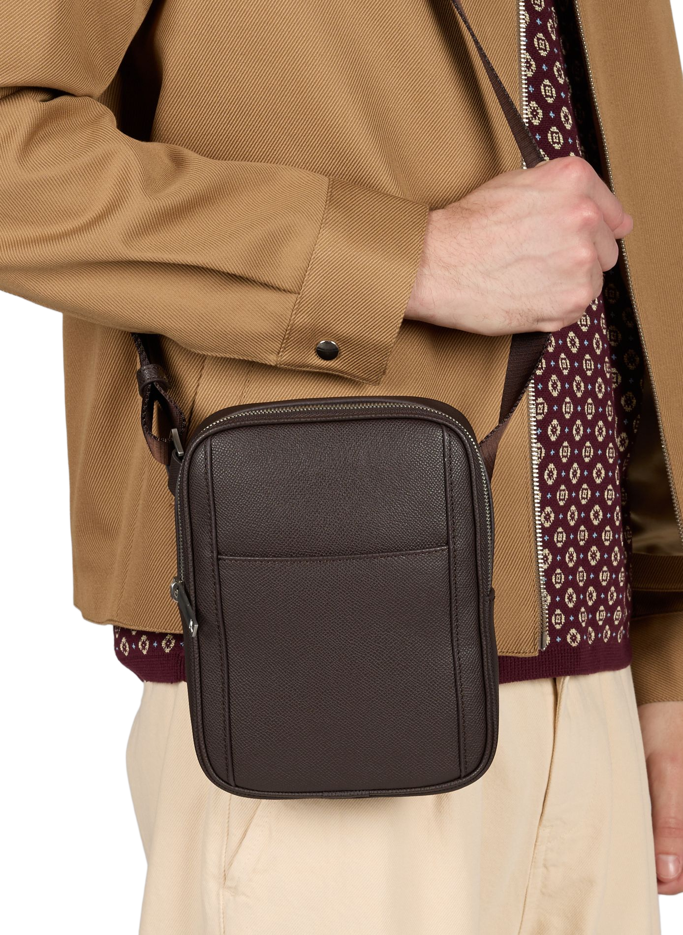 Sac à bandoulière en cuir SAISON 1865 Multicolore