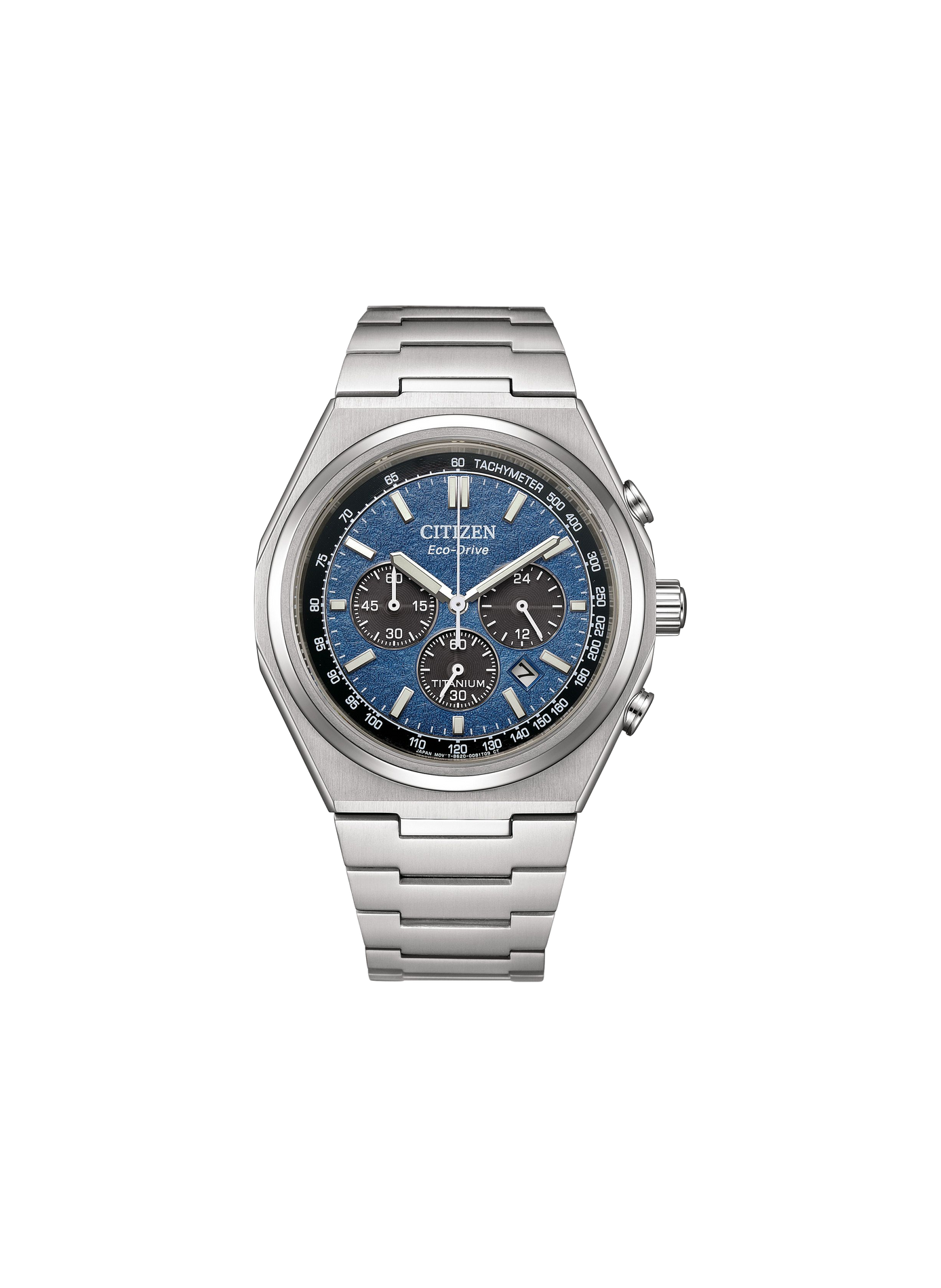 Montre Super Titanium Eco-Drive en titane CITIZEN Bleu