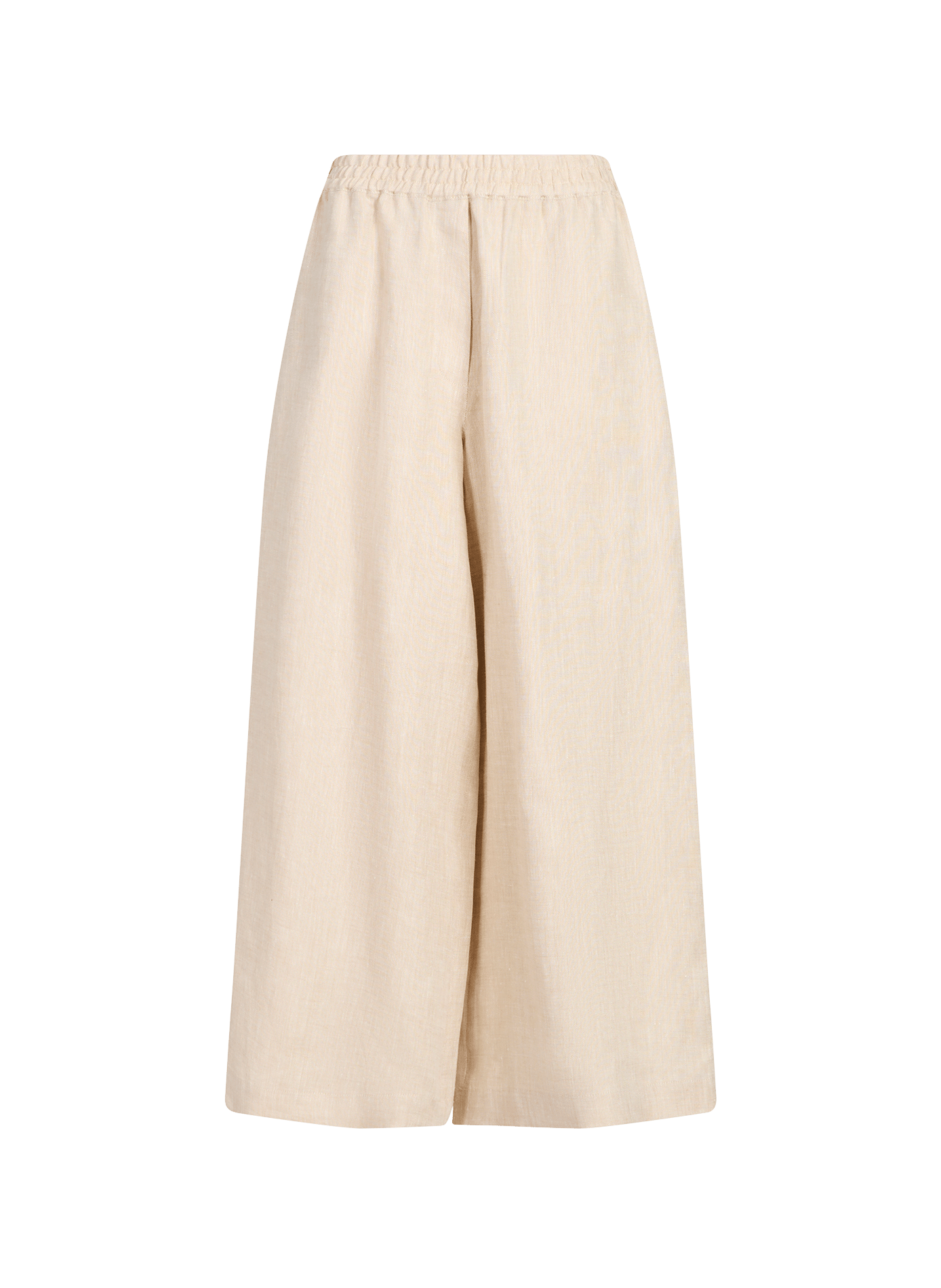 Pantalon large en lin MAX MARA WEEK END Beige