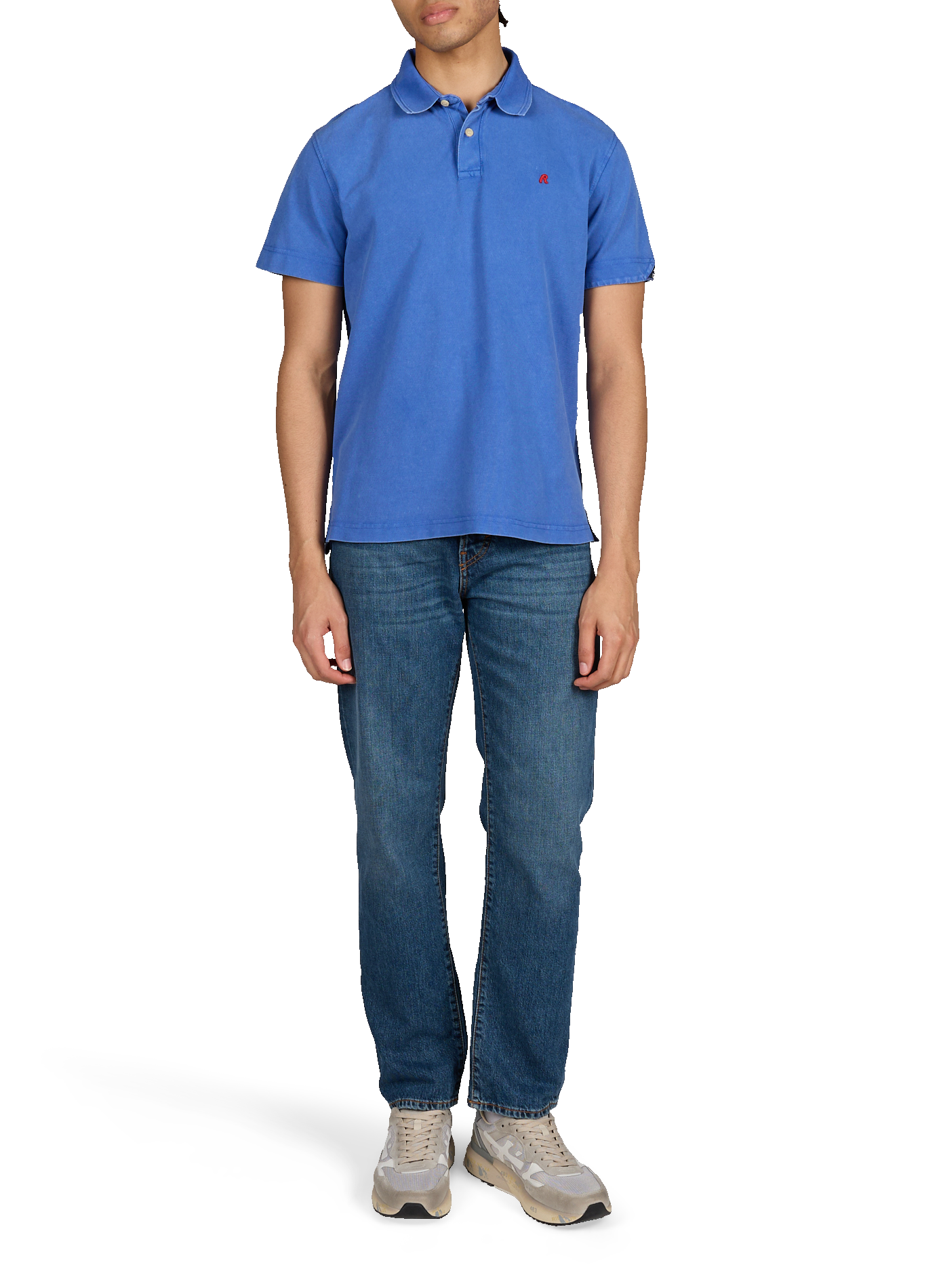 Polo manches courtes en coton  REPLAY Bleu