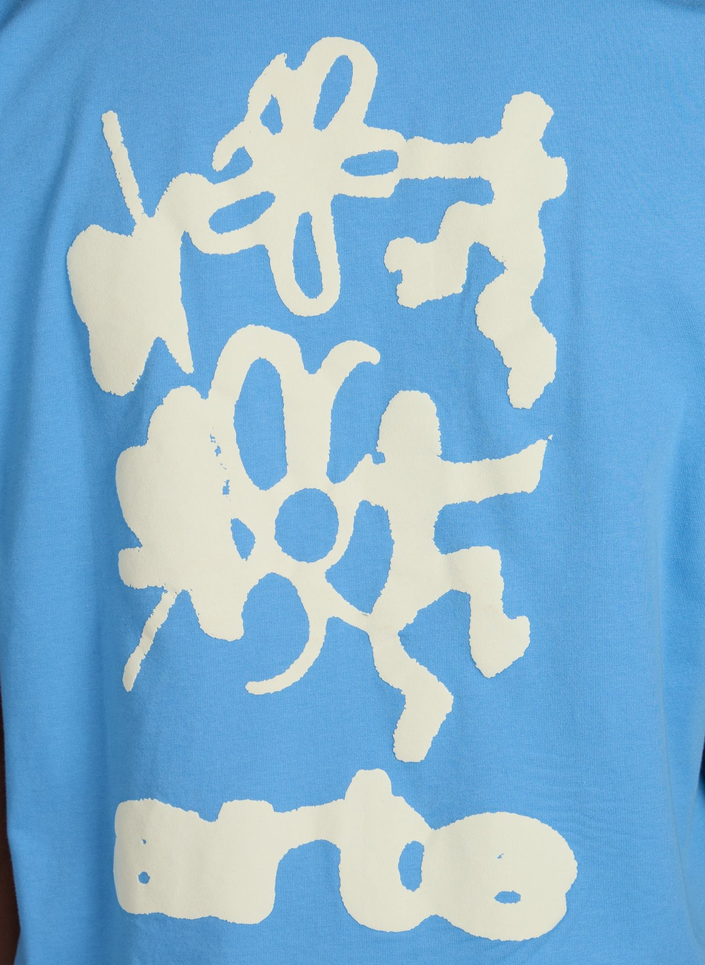 Rundhalsausschnitt T-Shirt mit bedrucktem Rücken ARTE ANTWERP Blau