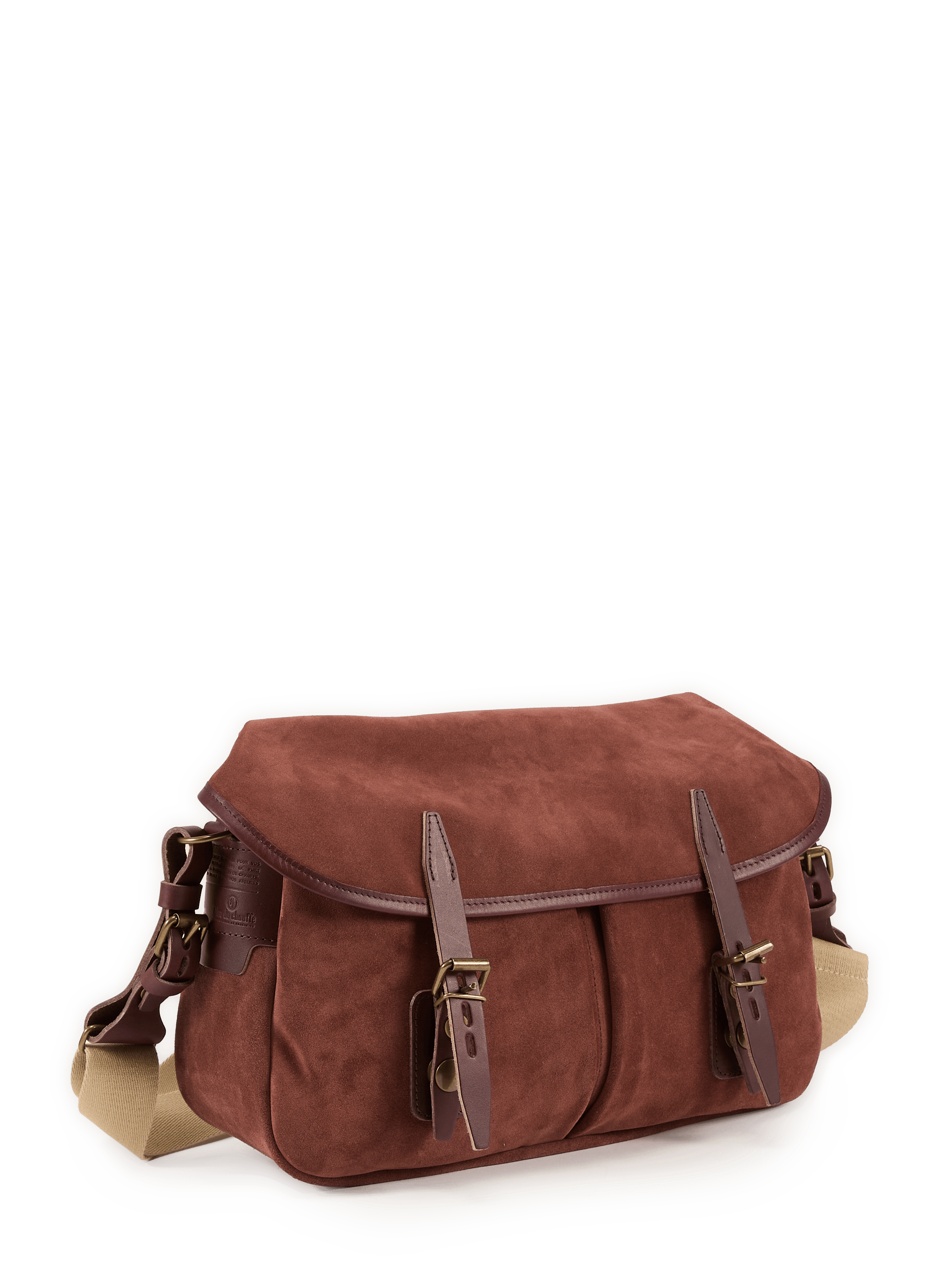 Sac Musette du Pêcheur S en cuir BLEU DE CHAUFFE Violet