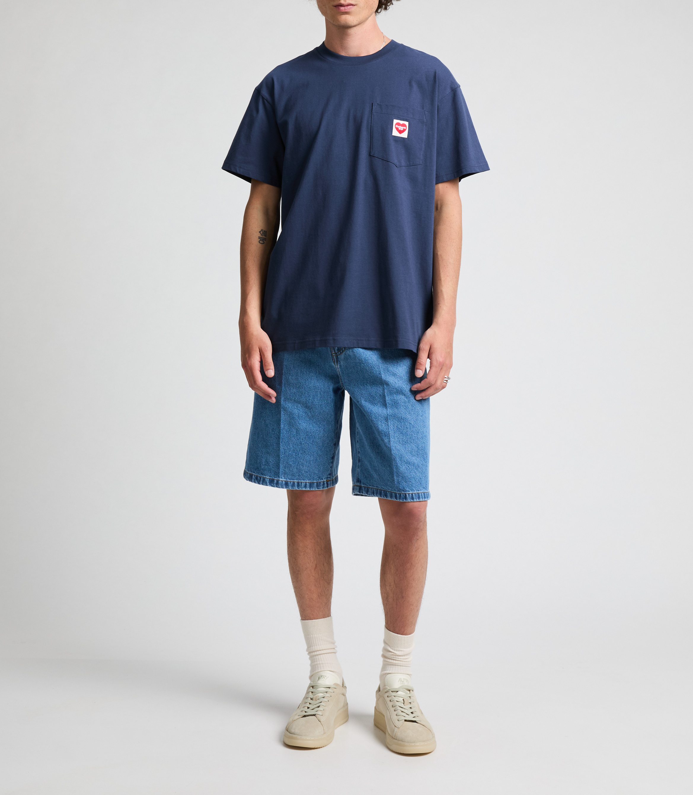 T-shirt à manches courtes en coton CARHARTT WIP Bleu