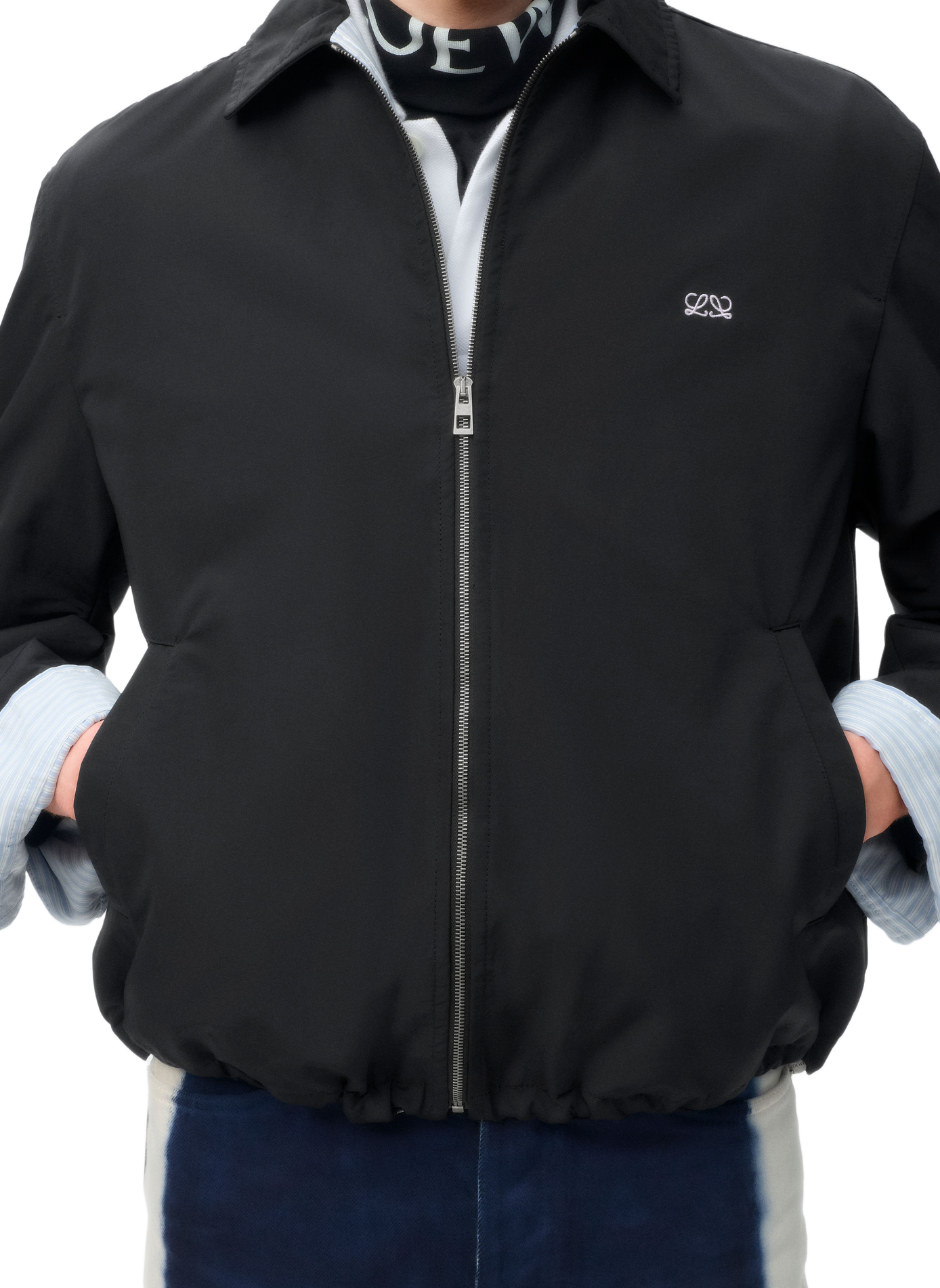 Bomber de algodón técnico LOEWE Negro