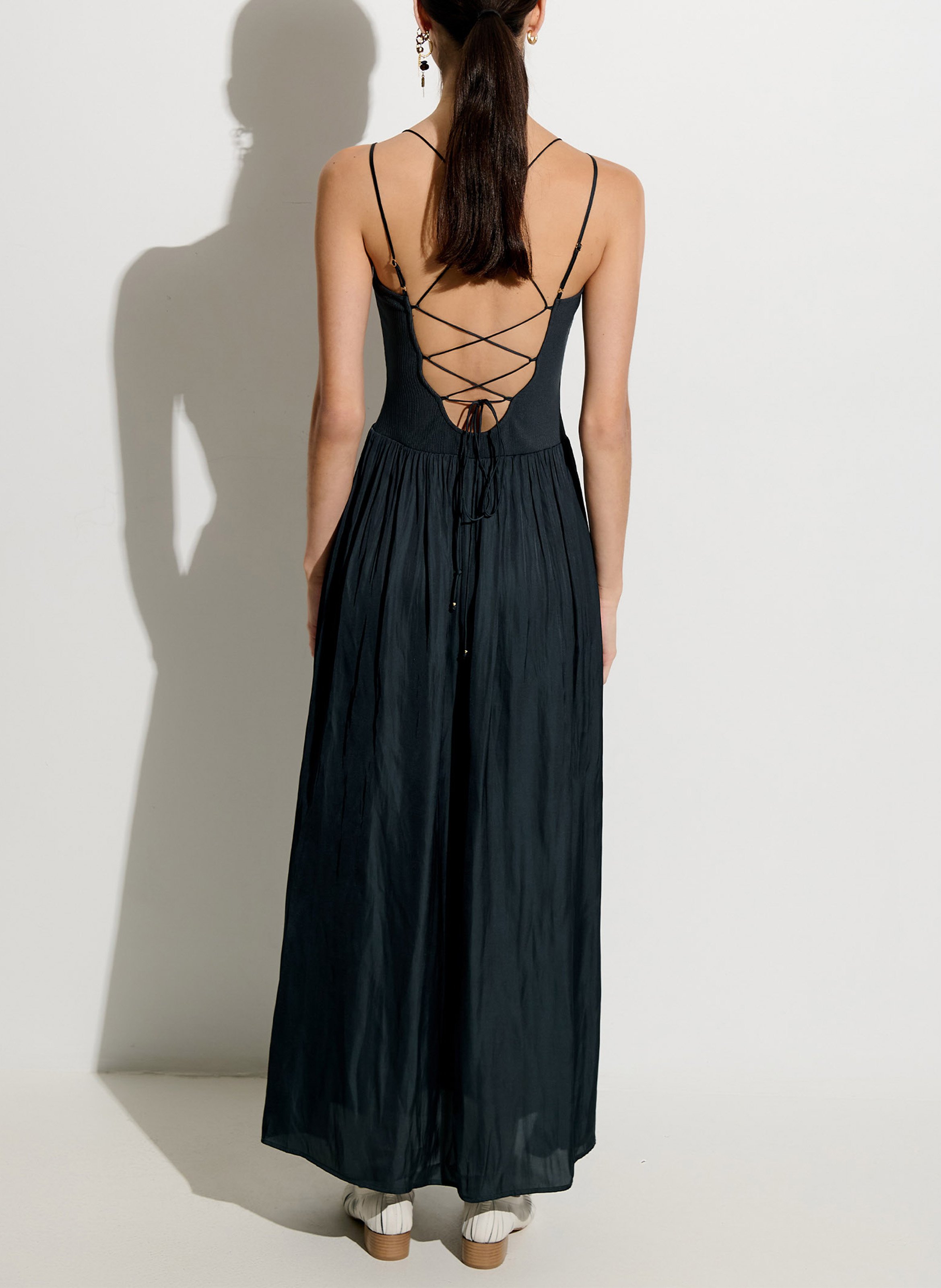 Robe longue col rond sweet mambo SESSUN Vert
