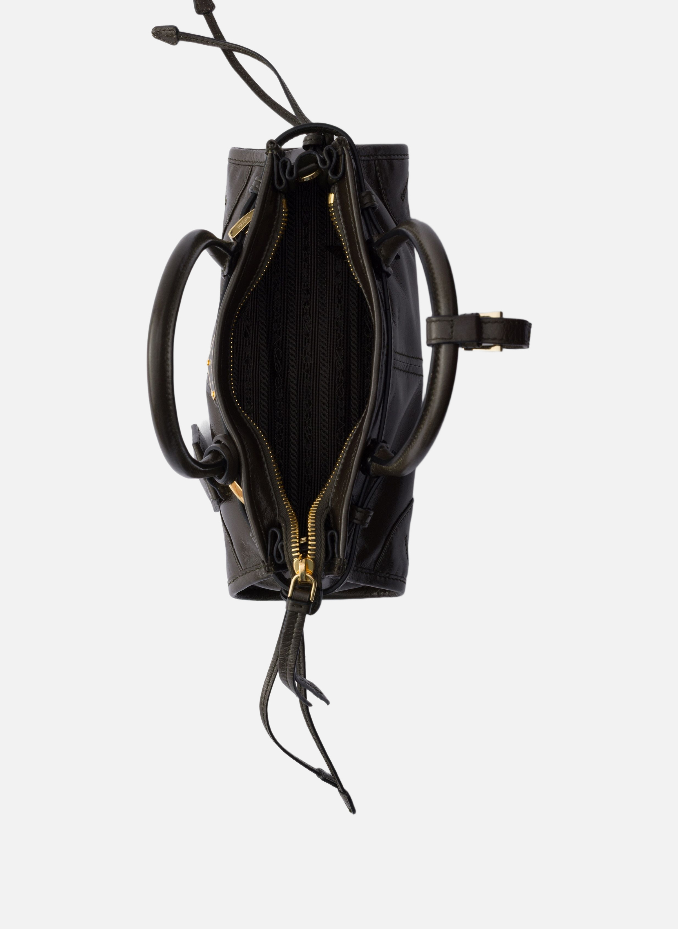 Mini sac prada bonnie en cuir PRADA Vert