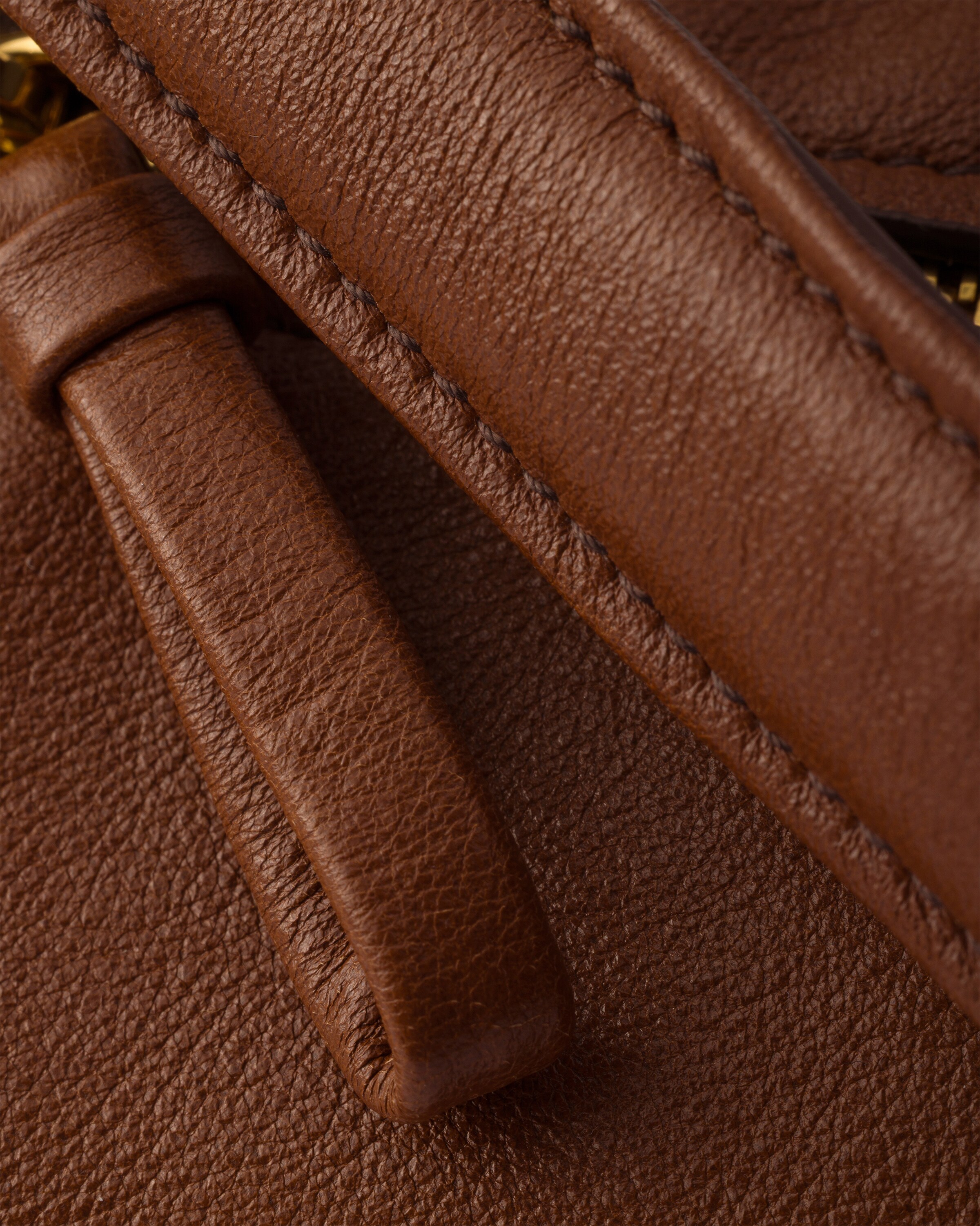 Petit sac prada desiree en cuir PRADA Marron