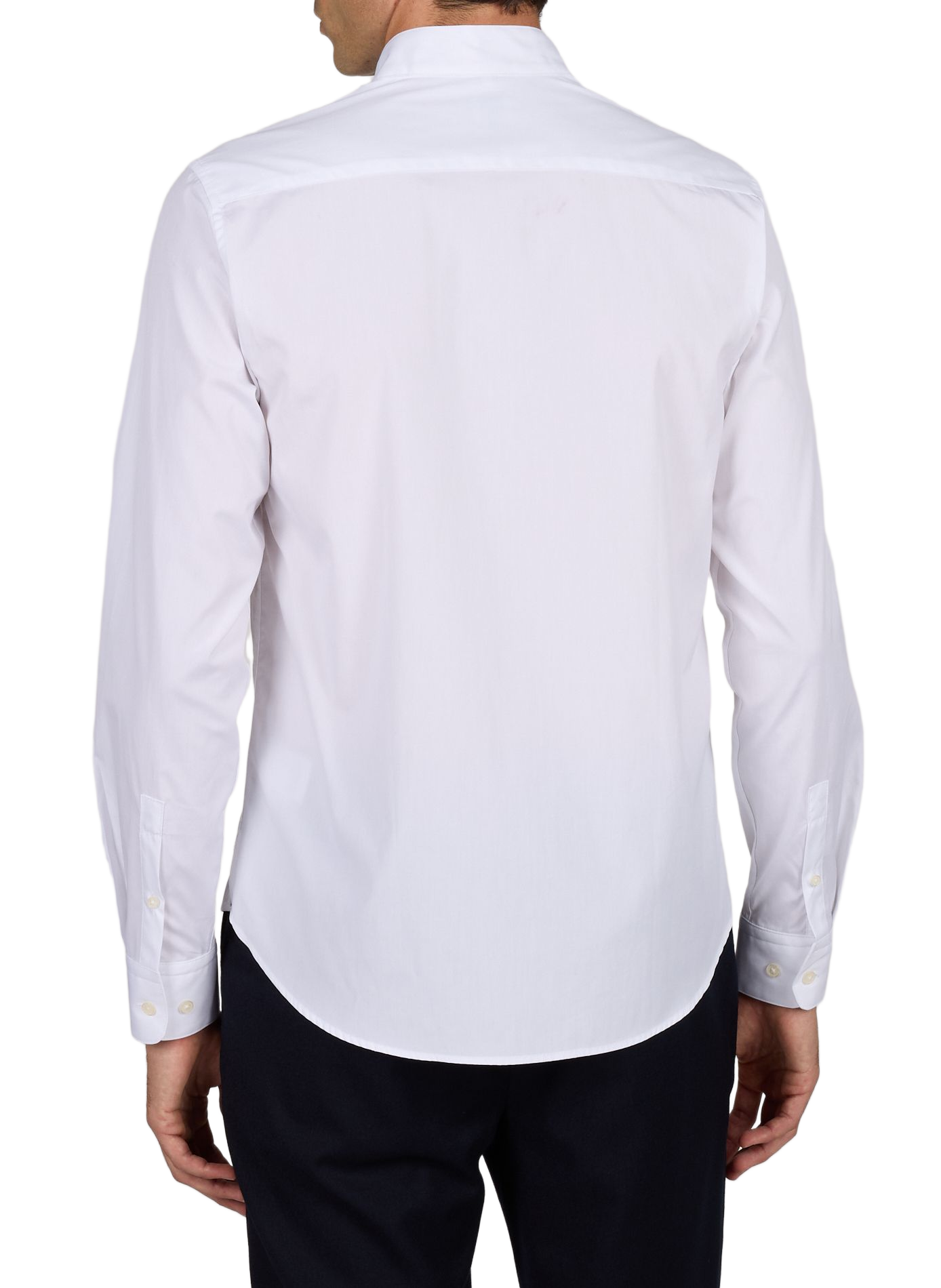 Fitted cotton Shirt AU PRINTEMPS PARIS White